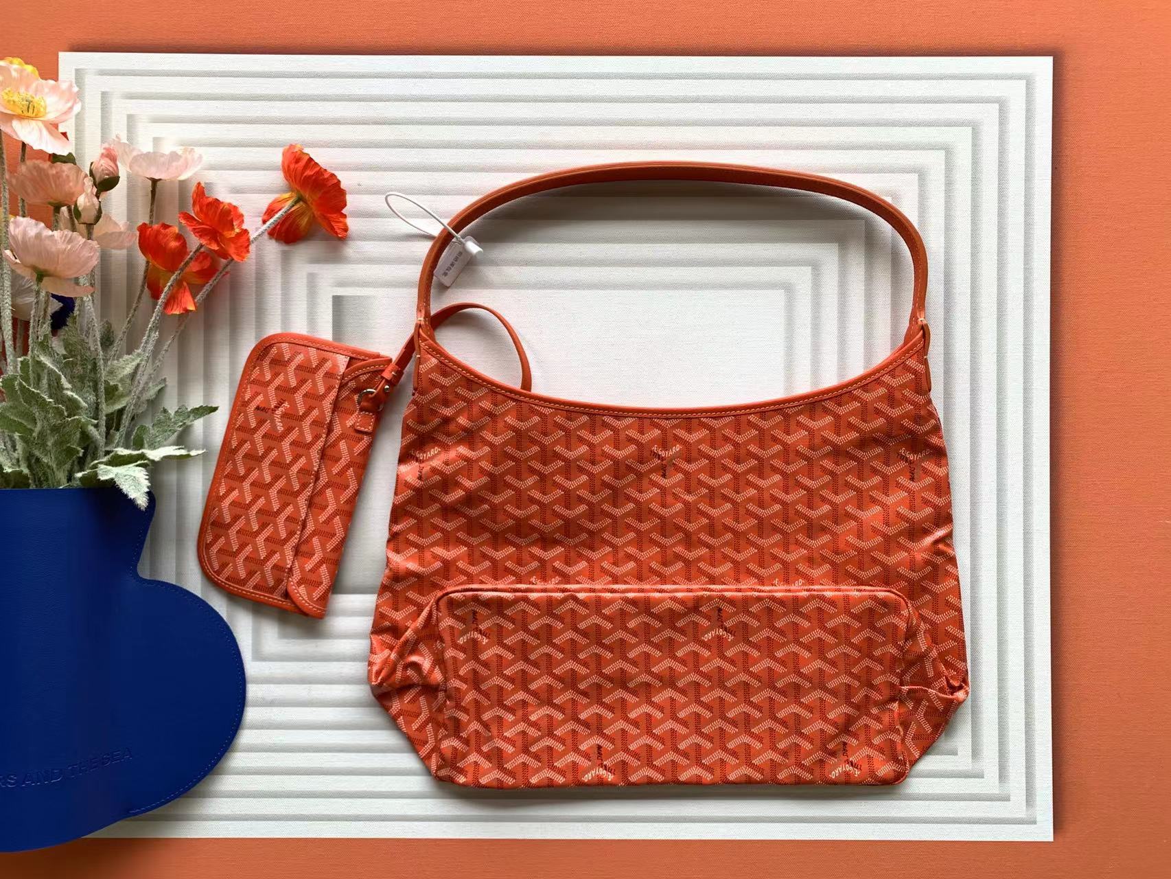 Túi Xách Goyard Boheme HoBo 8120 Màu Cam 