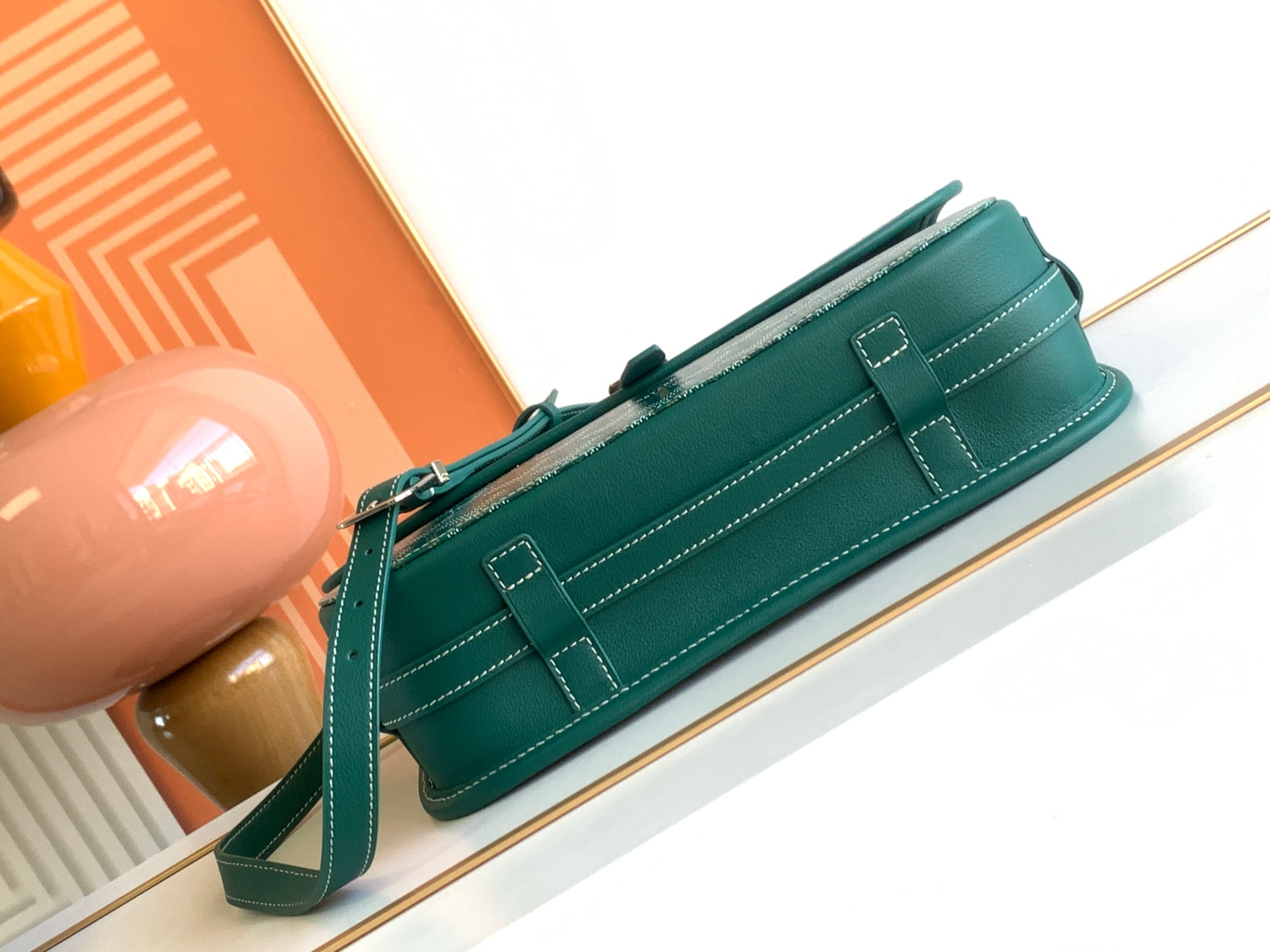 Túi Xách Nam Goyard Belvedere 8023 Màu Xanh Lá 