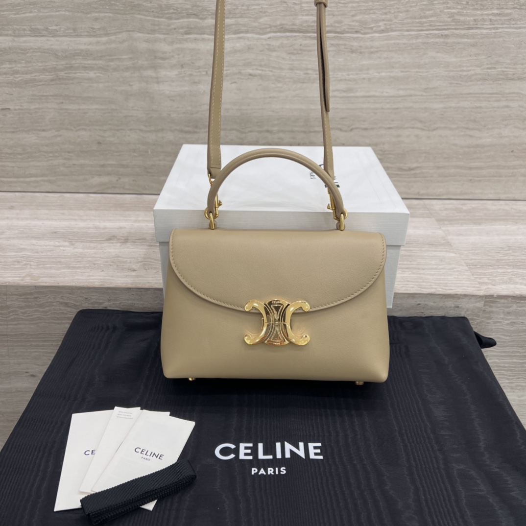 Túi xách Celine Teen Nino màu be 118113