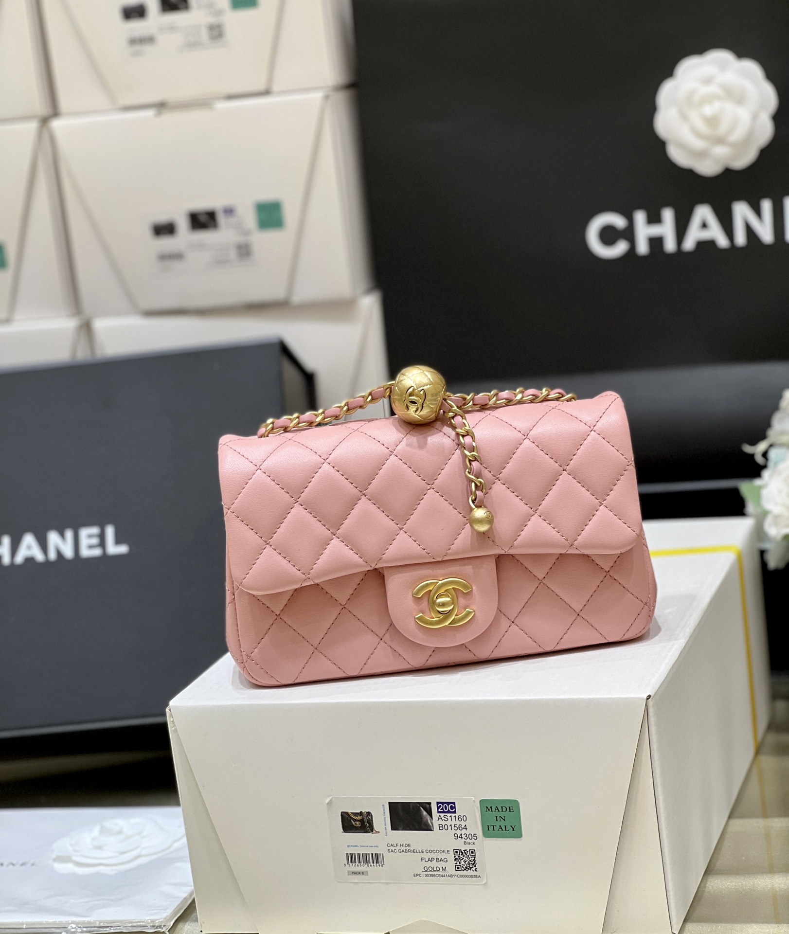 Túi Xách CF Mini Màu Hồng AS1787 