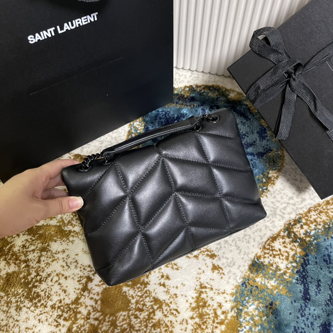 Túi Xách YSL LoulouPuffer 59337 Màu Đen