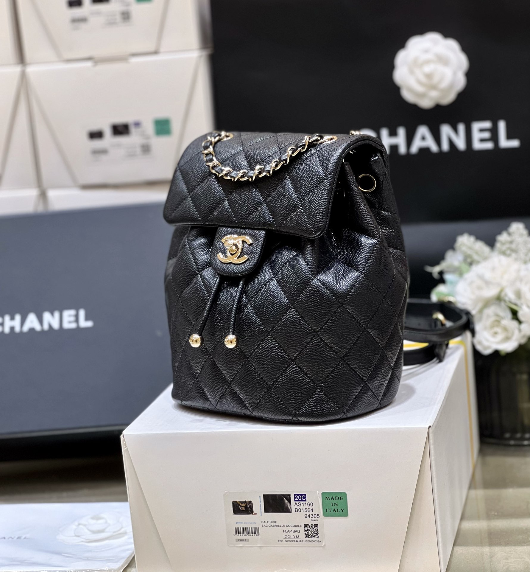 Balo Chanel AS4058 Màu Đen 