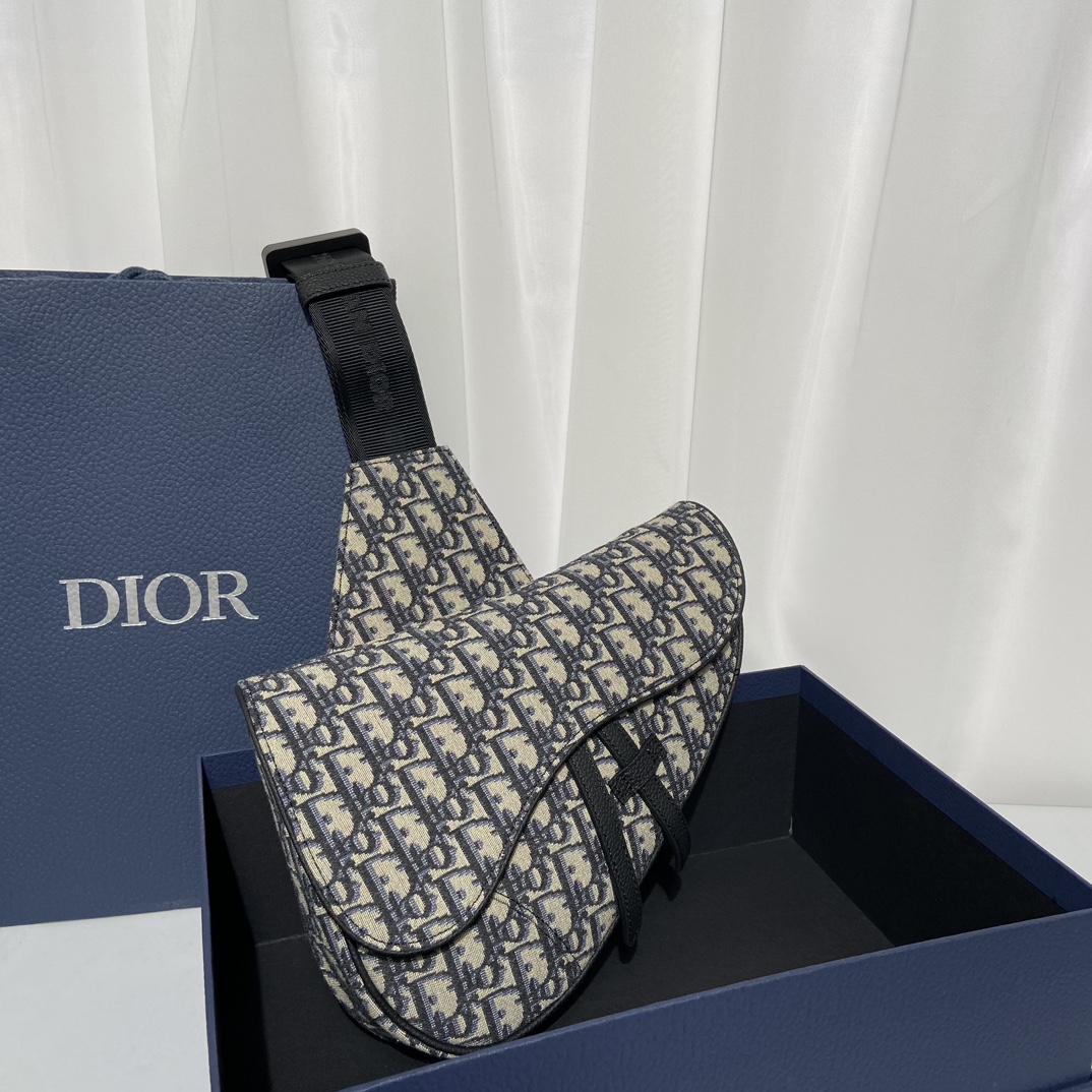 Túi Xách Nam Dior Sadle Màu Trắng 9001