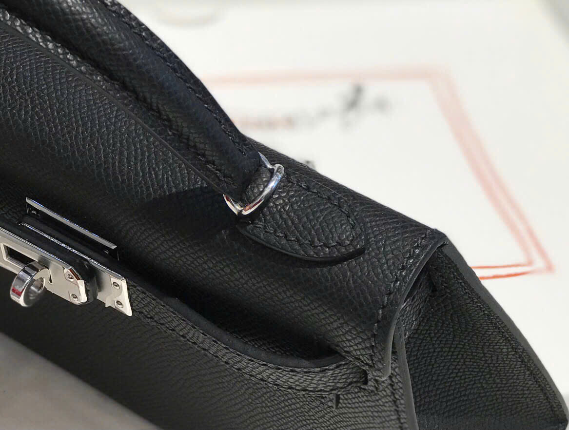 Túi xách Hermes Kelly Mini màu đen 