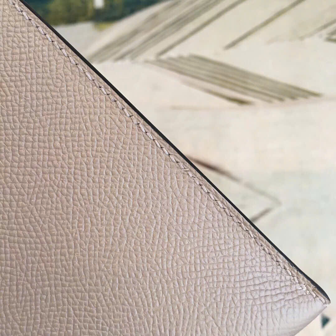 Túi xách Hermes Kelly màu xám 