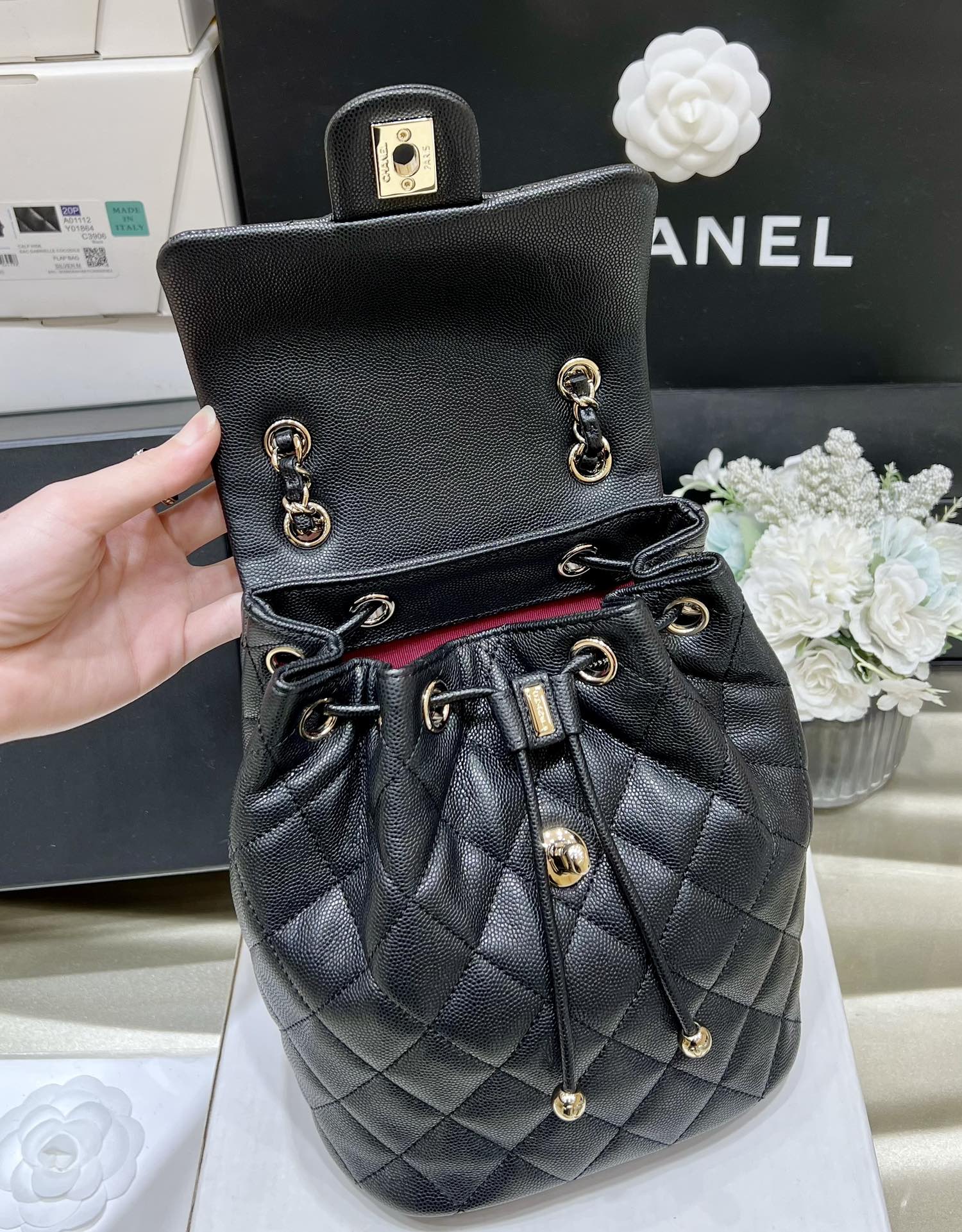 Balo Chanel AS4058 Màu Đen 