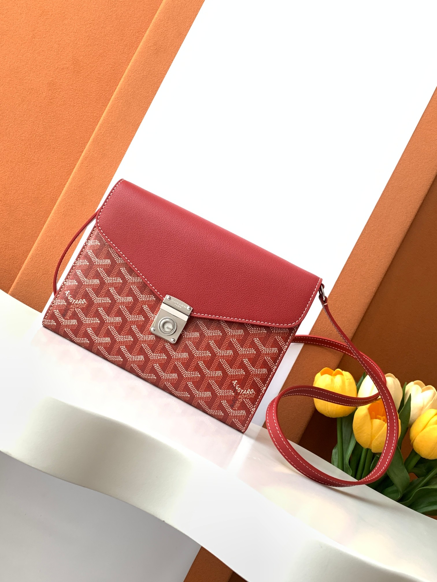 GoyardChypre Pouch-Wallet8218 (red)