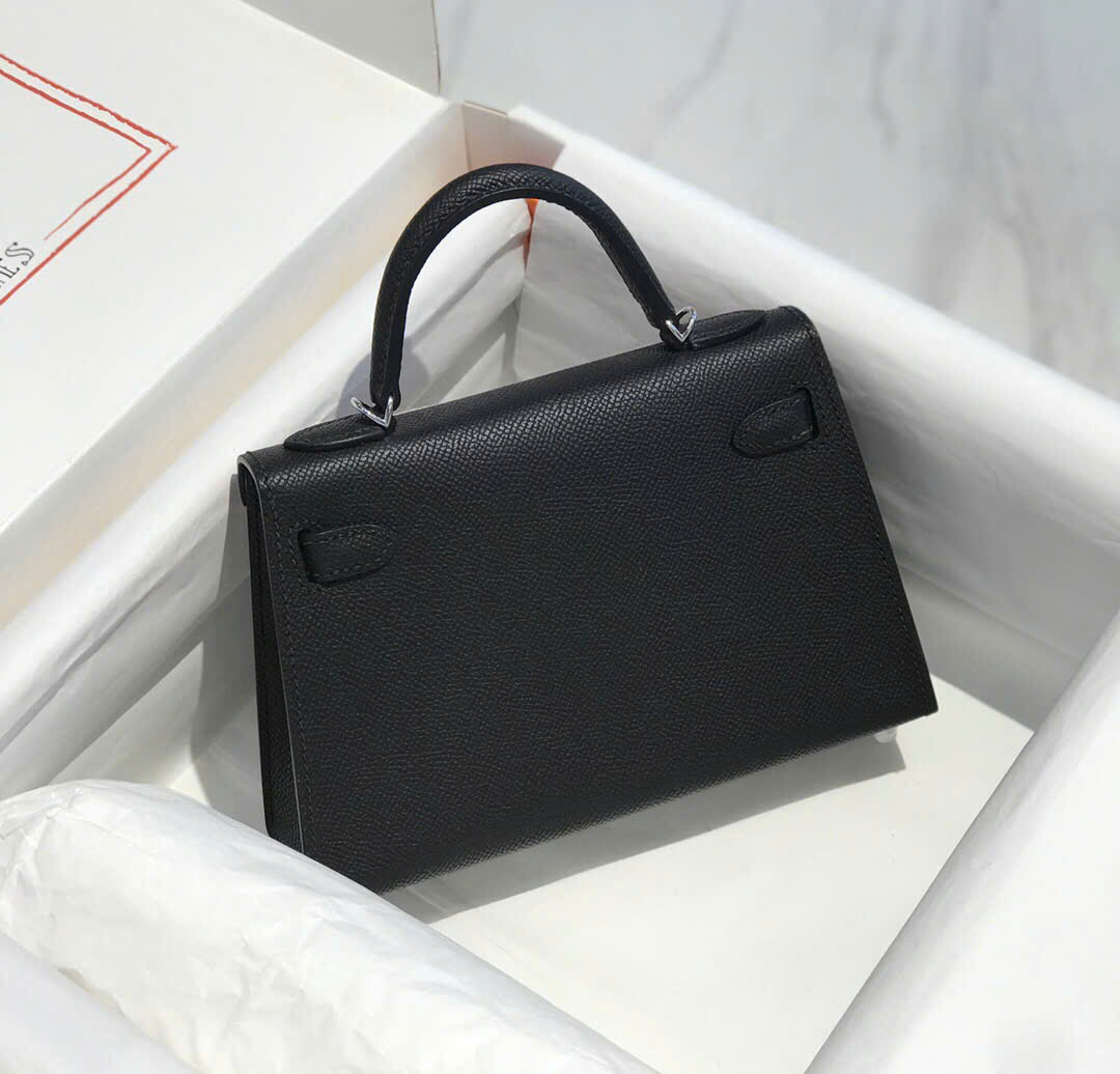 Túi xách Hermes Kelly Mini màu đen 