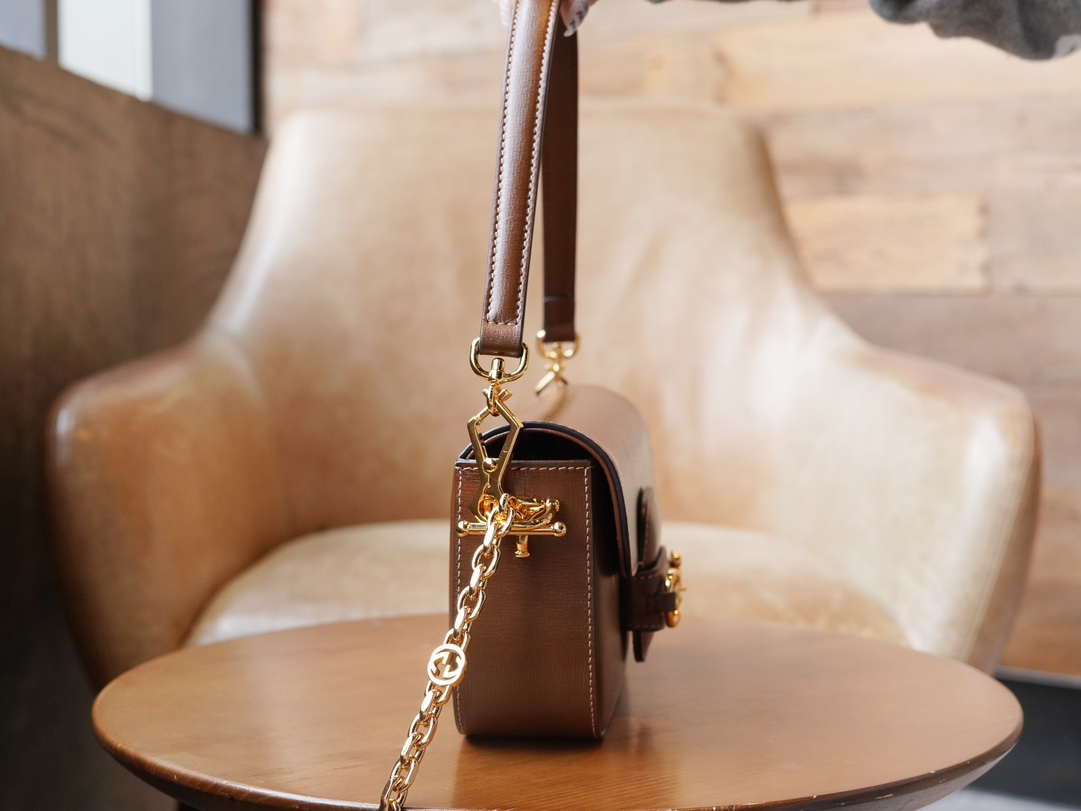 Sac à épaule Gucci Horsebit 1955 petite taille 735178( Brow) 