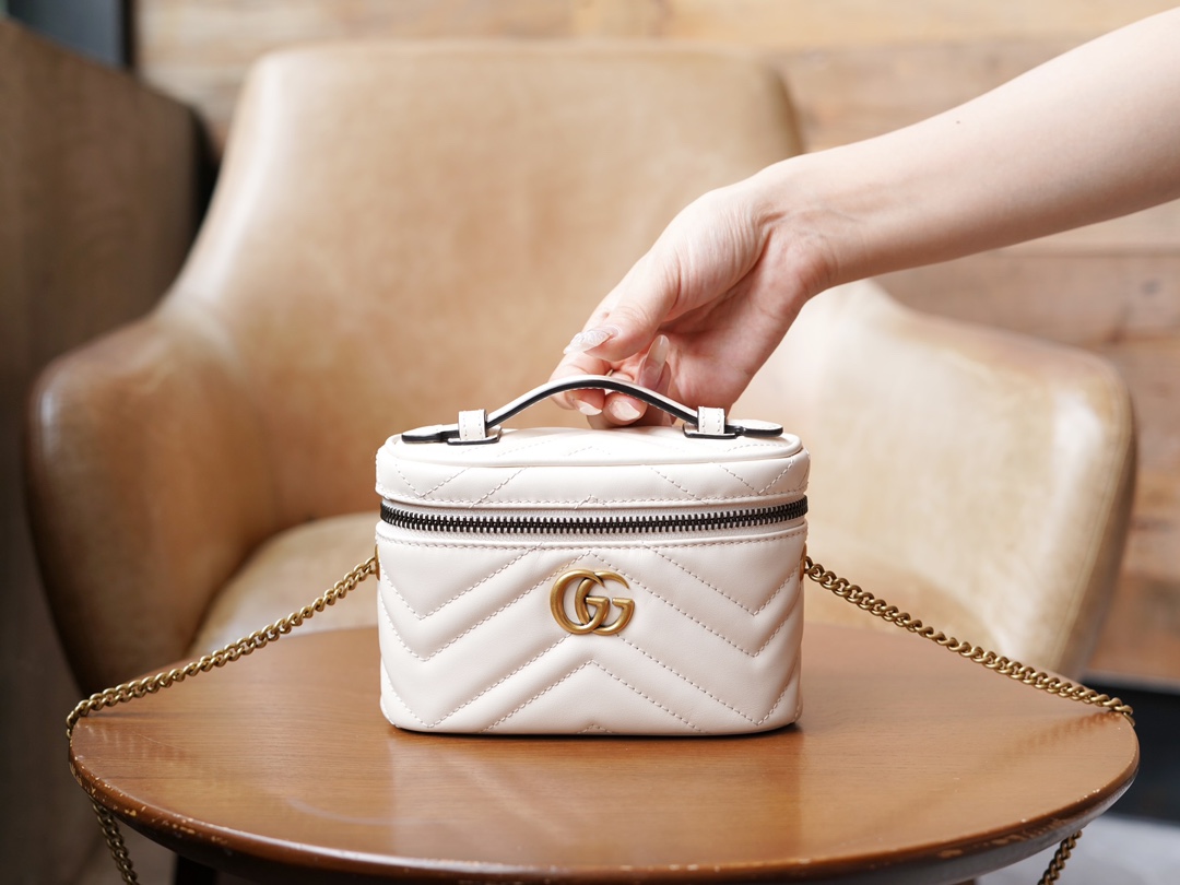 Túi Xách Nữ GG Marmont 699515 Màu Trắng