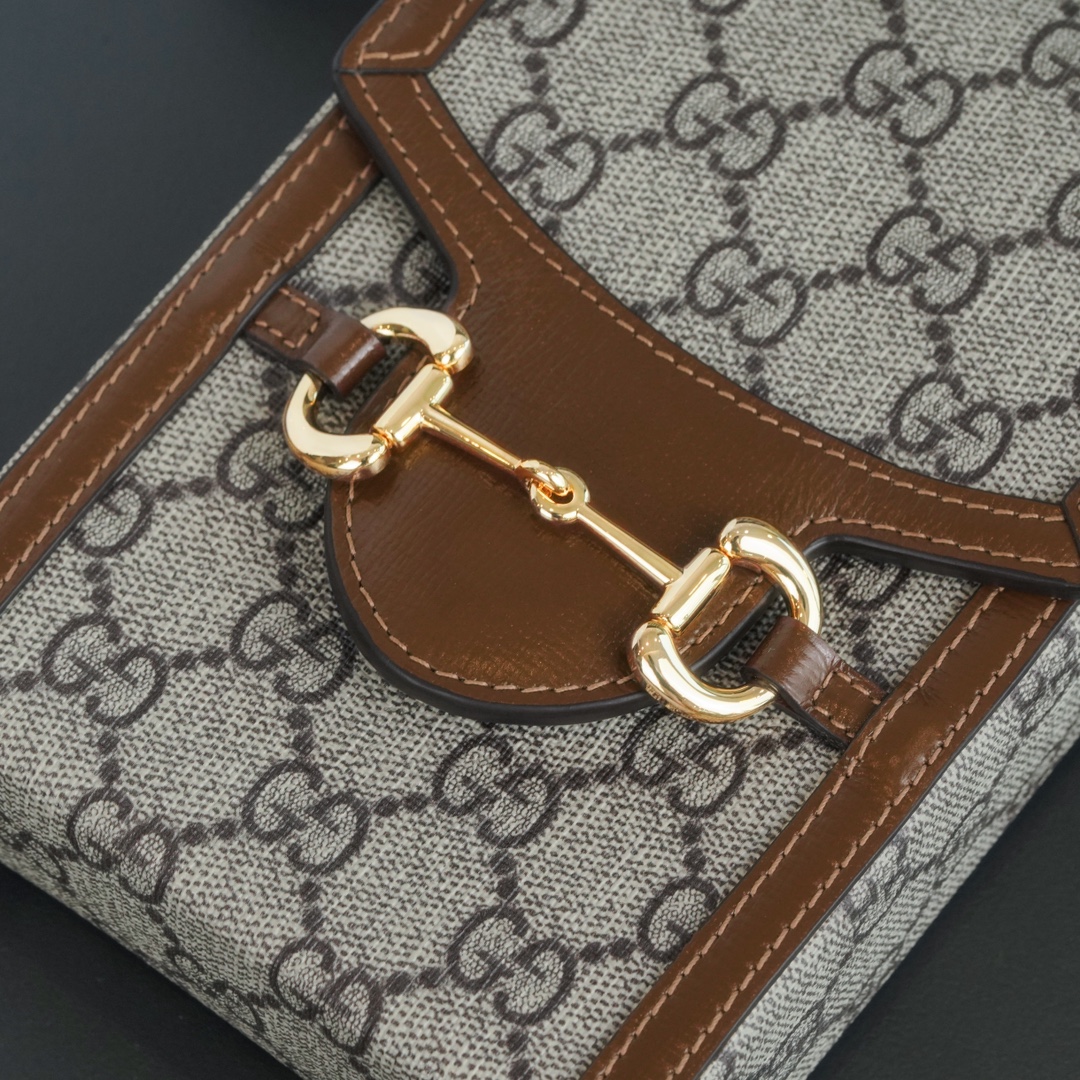 Mini sac Gucci 1955 détail Mors625615(logo brow)