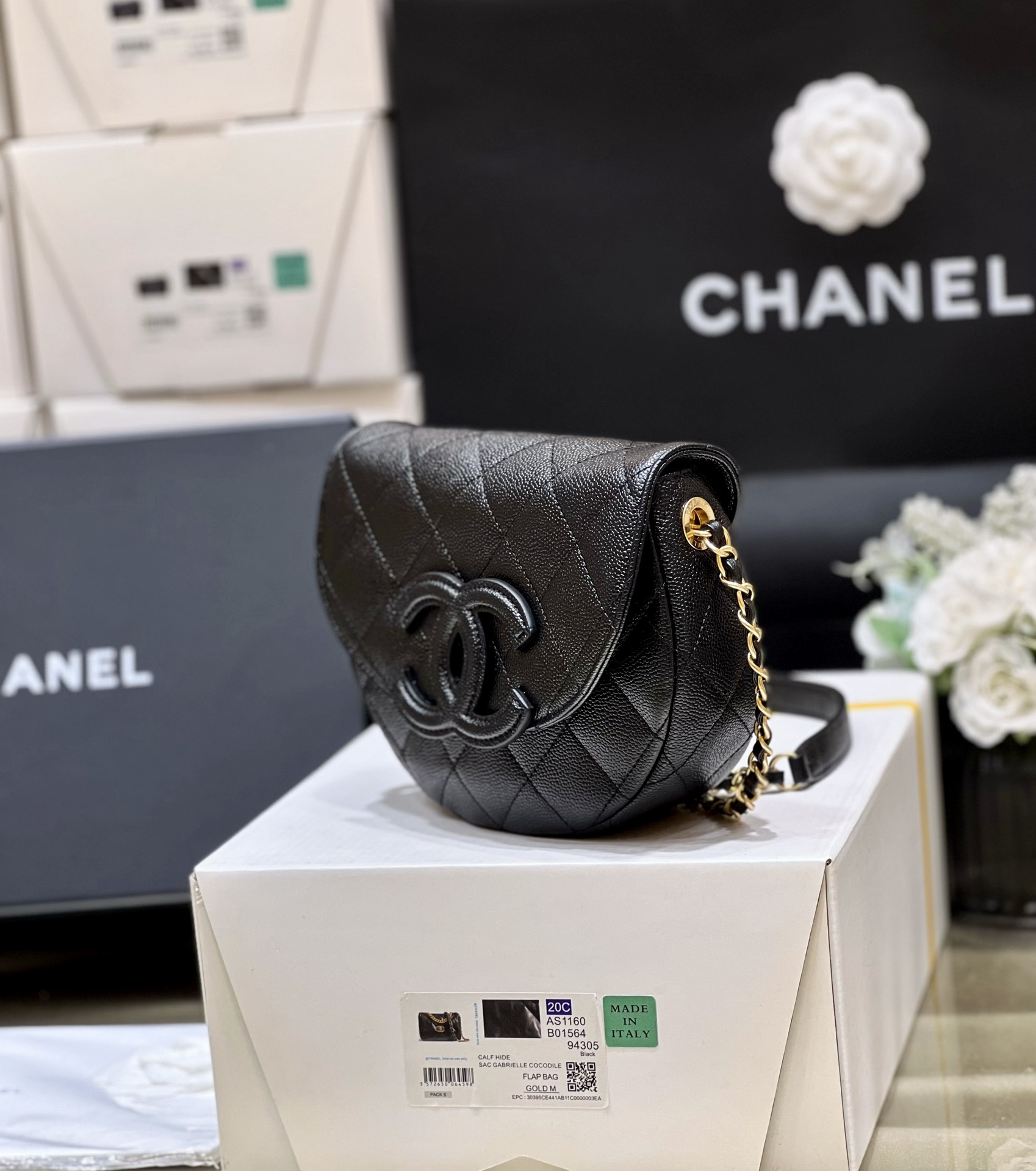 Túi Xách Chanel M3867 Màu Đen 