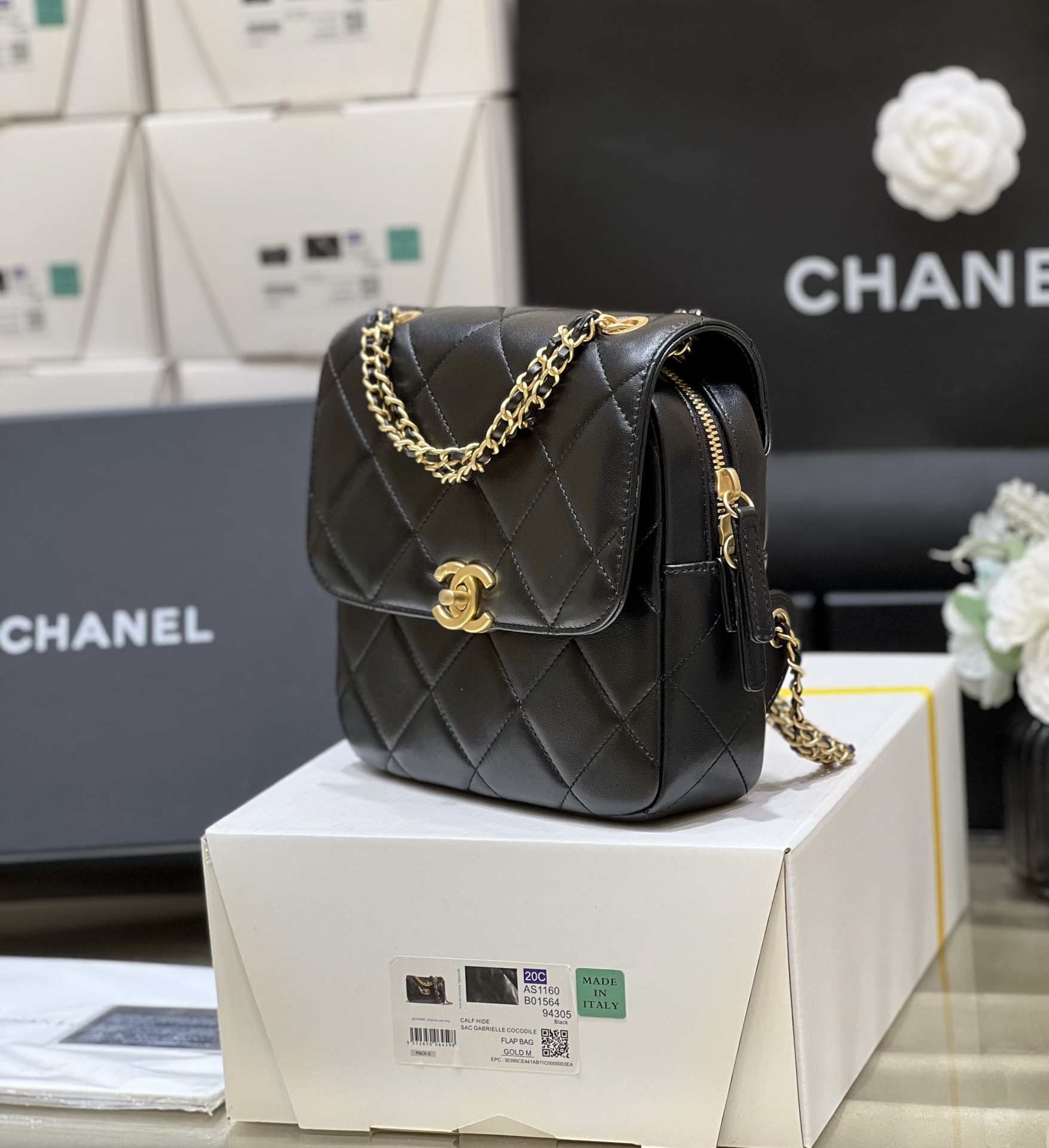 Túi Xách Chanel AP3884 Màu Đen 