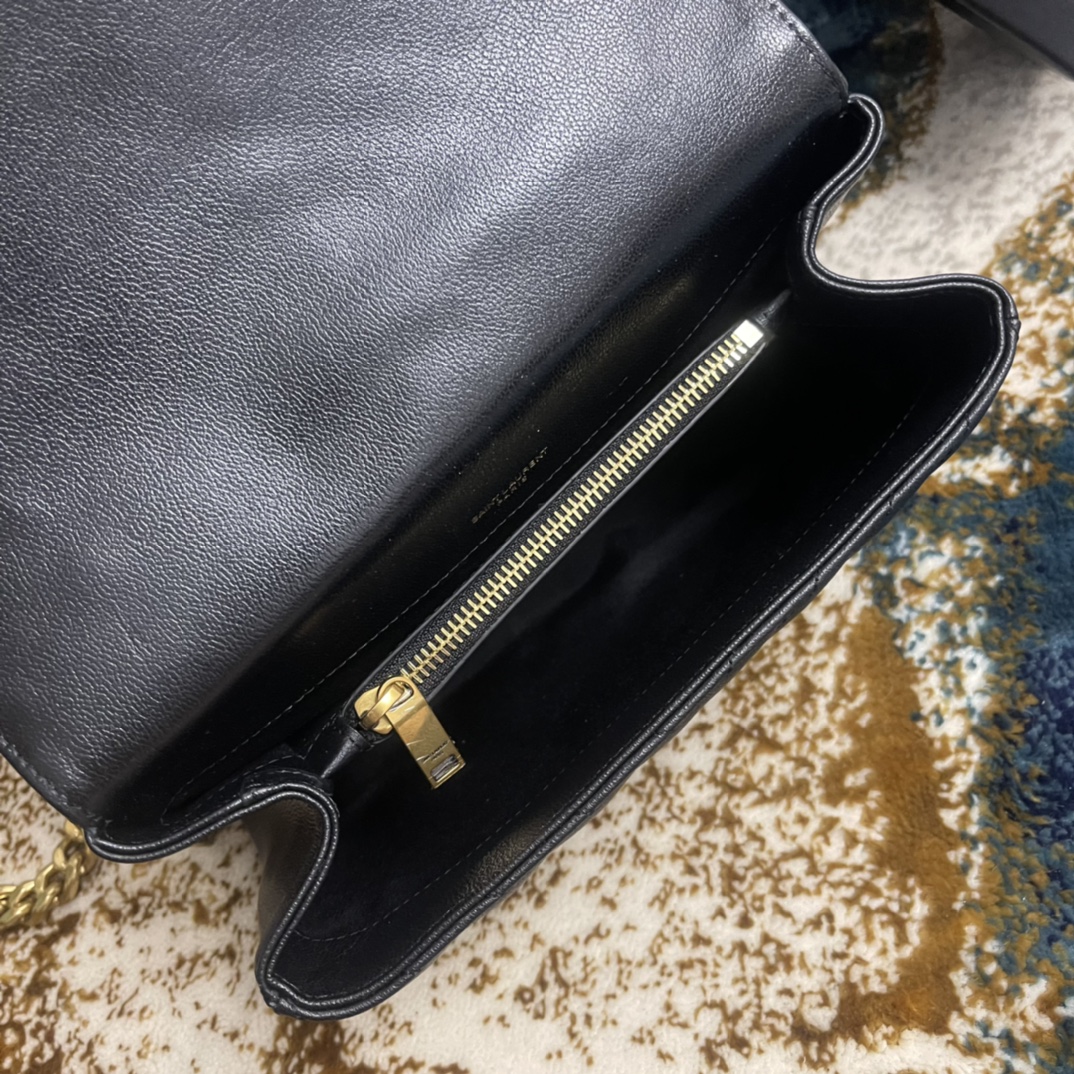YSL Mormont 392737 (Black-Gold)