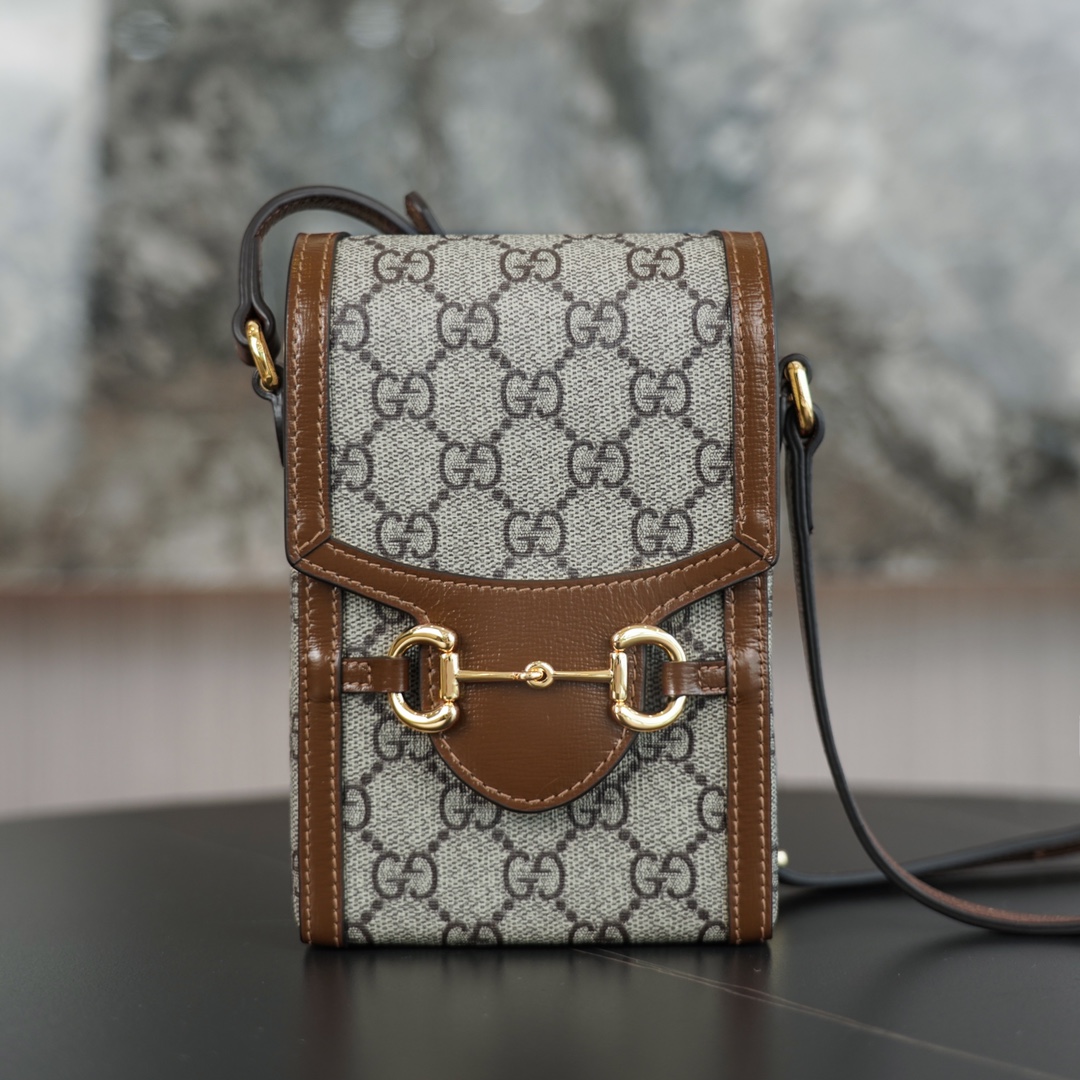 Mini sac Gucci 1955 détail Mors625615(logo brow)