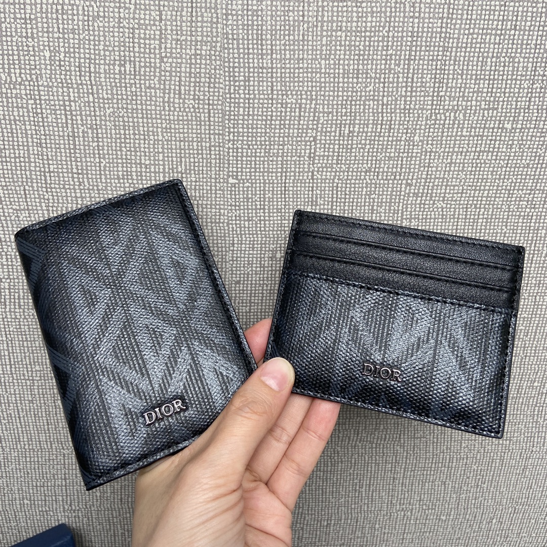 Card Thẻ Dior Nam Diamond Màu Đen 9925