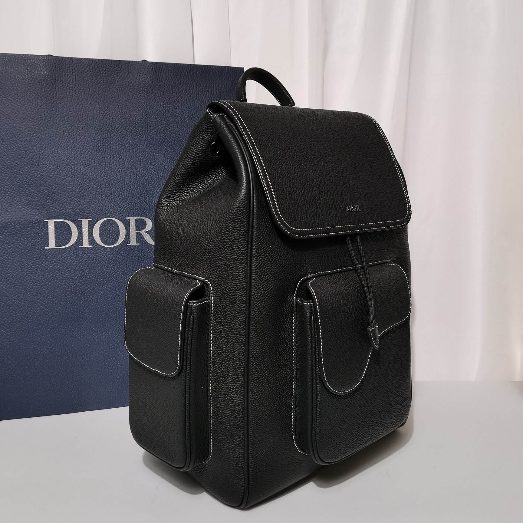Balo Nam DIor Oblique Màu Đen 9864