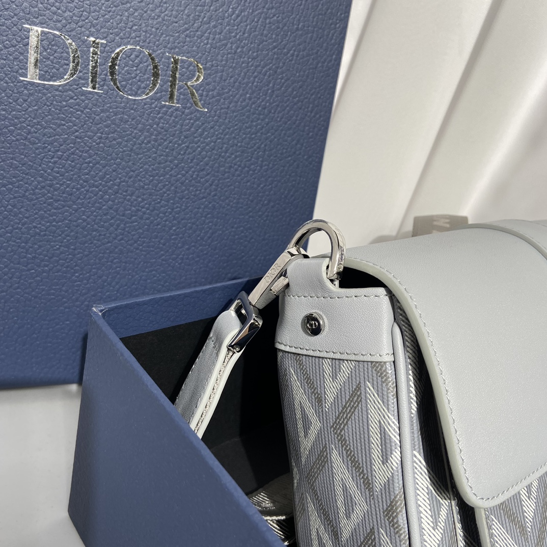 Túi xách Dior CD Diamond màu xám 9972 