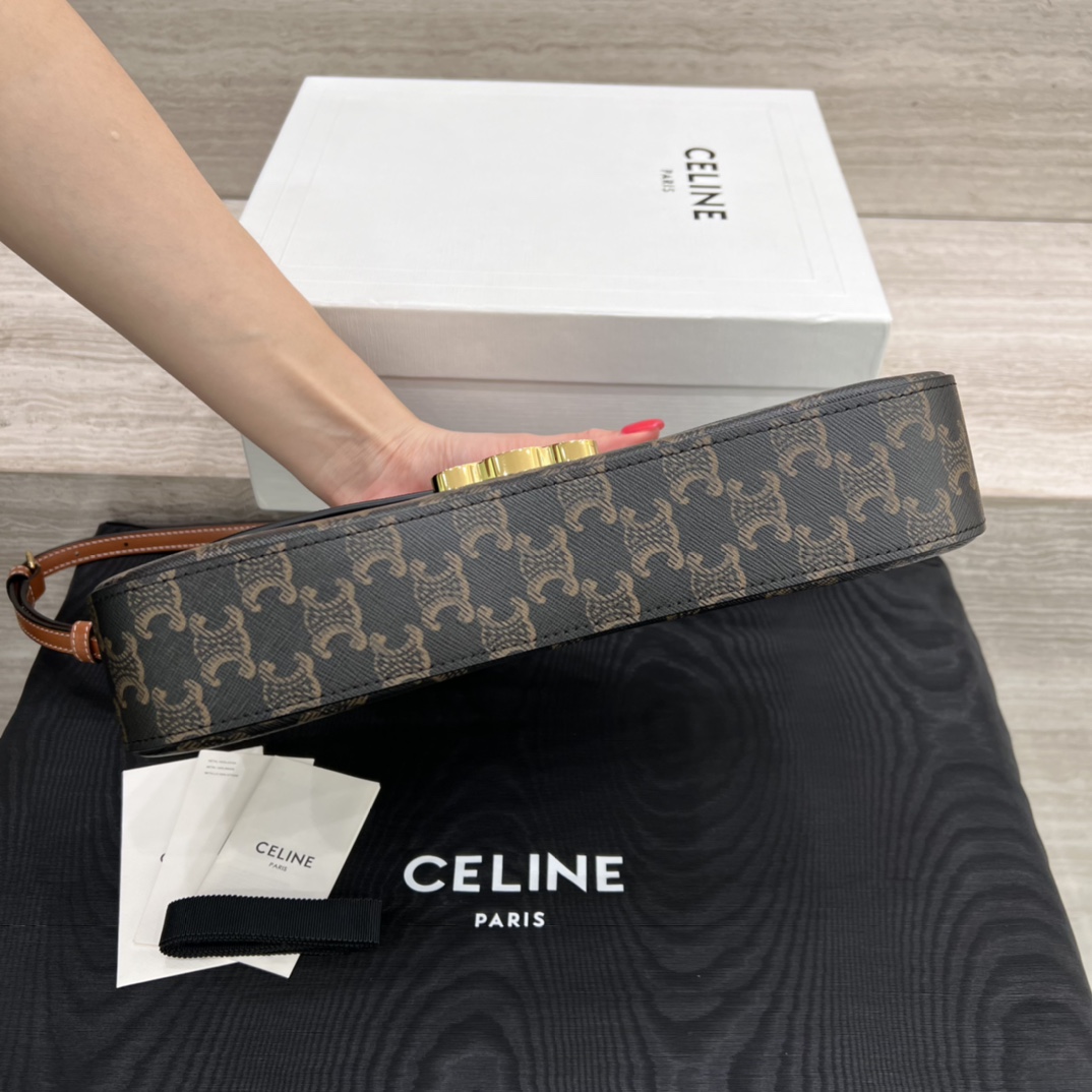 Túi Xách Celine Lola Triomphe 115532 Canvas