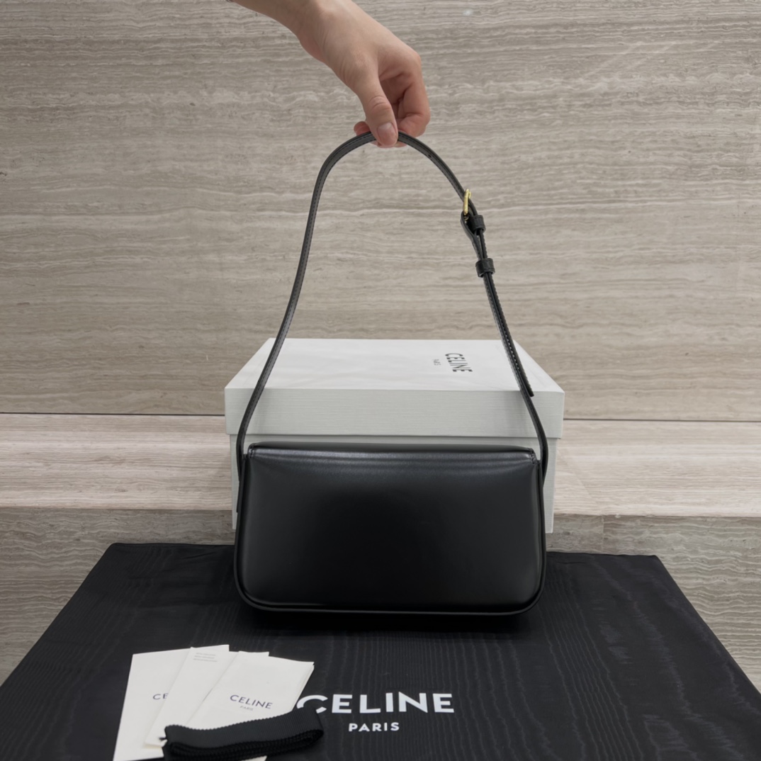 Túi Xách Celine Nữ Claude 194143 Màu Đen 