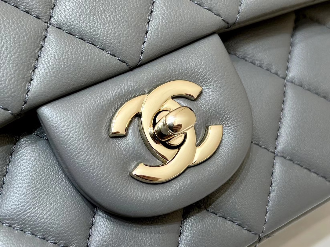 Túi Xách Chanel Mini CF Handle AP2431 Màu Xám 