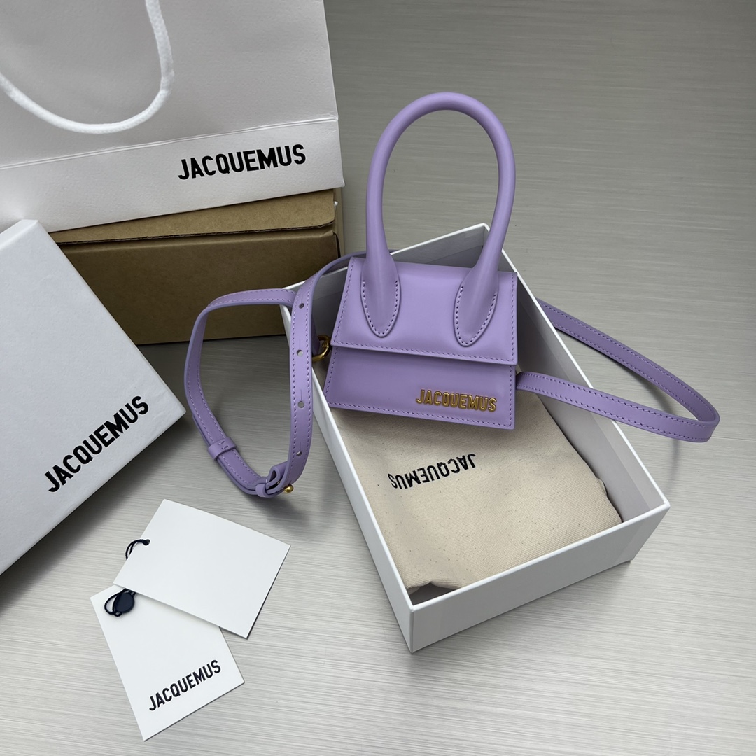Túi Xách Mini Jacquemus P98846 Màu Tím 