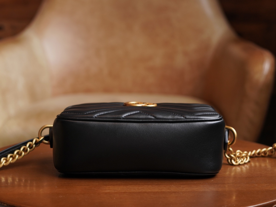 Mini sac GG Marmont 448065 (Black)