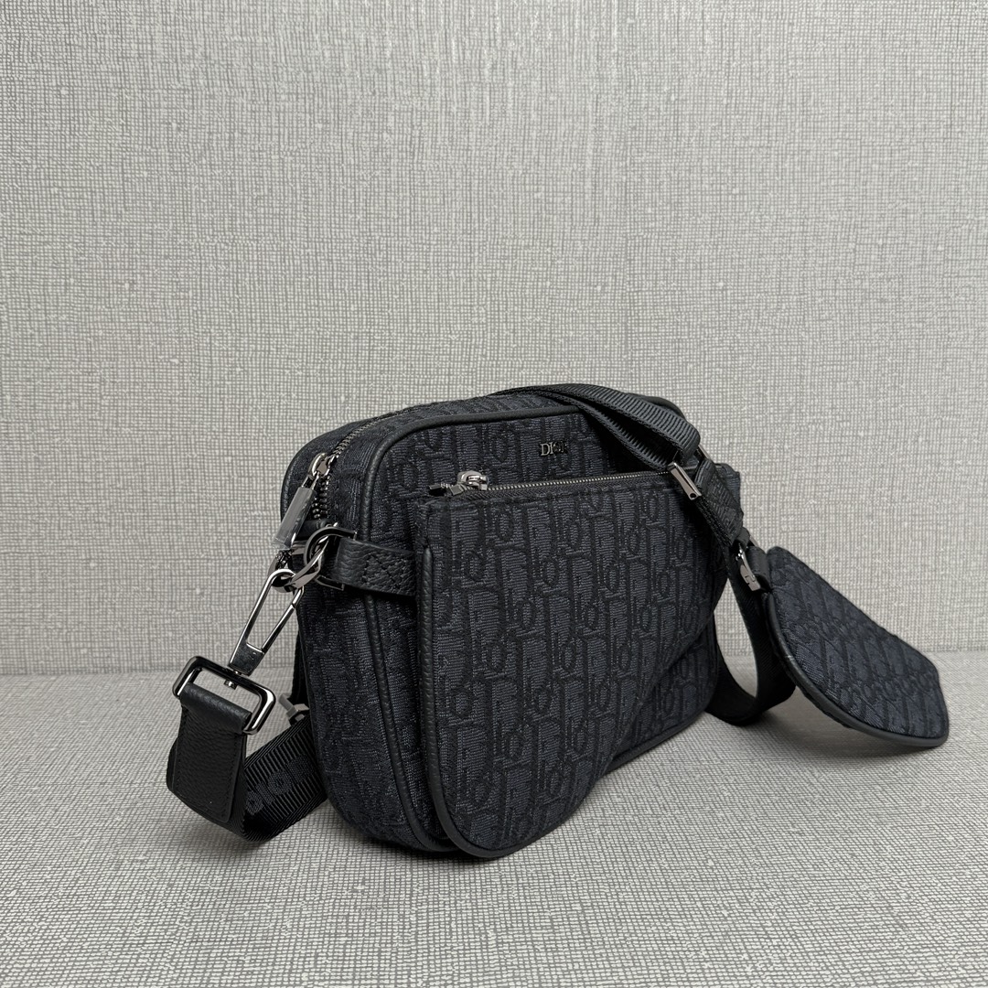 Túi xách Dior Oblique màu đen 9204 