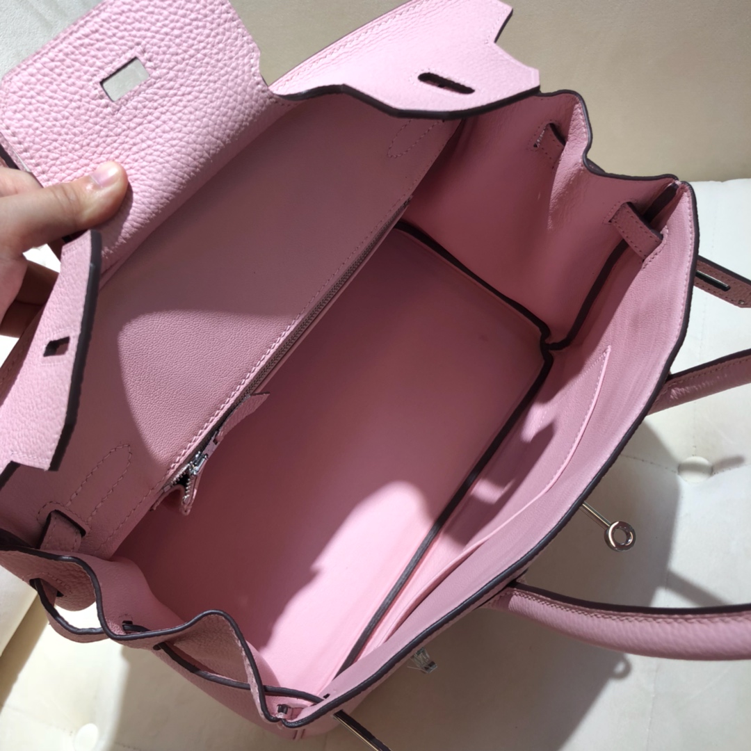 Túi xách hermes birkinmàu hồng 