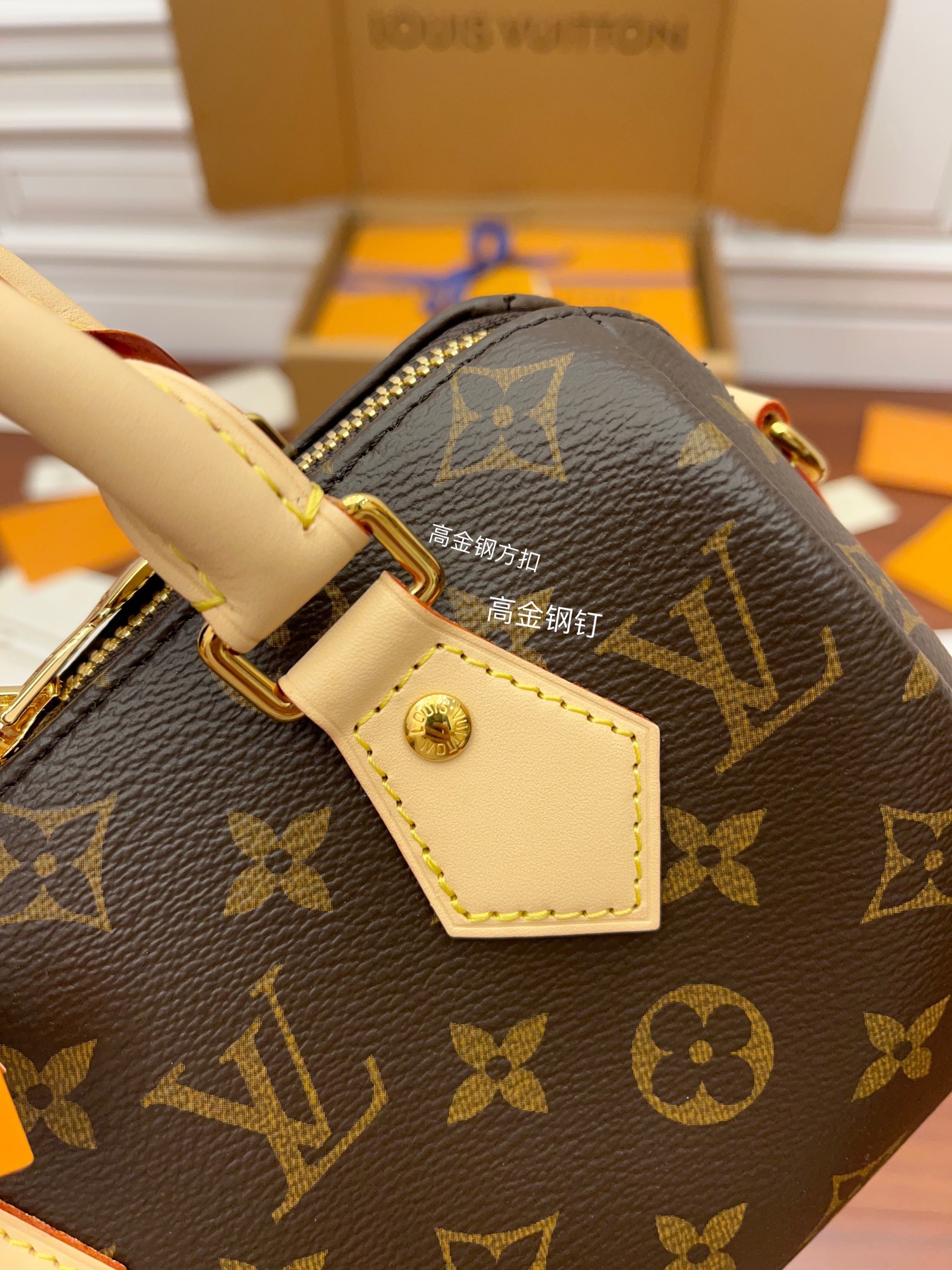 Túi Đeo Chéo Nữ Louis Vuitton LV Speedy Bandoulière 20 Black M46234 Màu Nâu N-HM