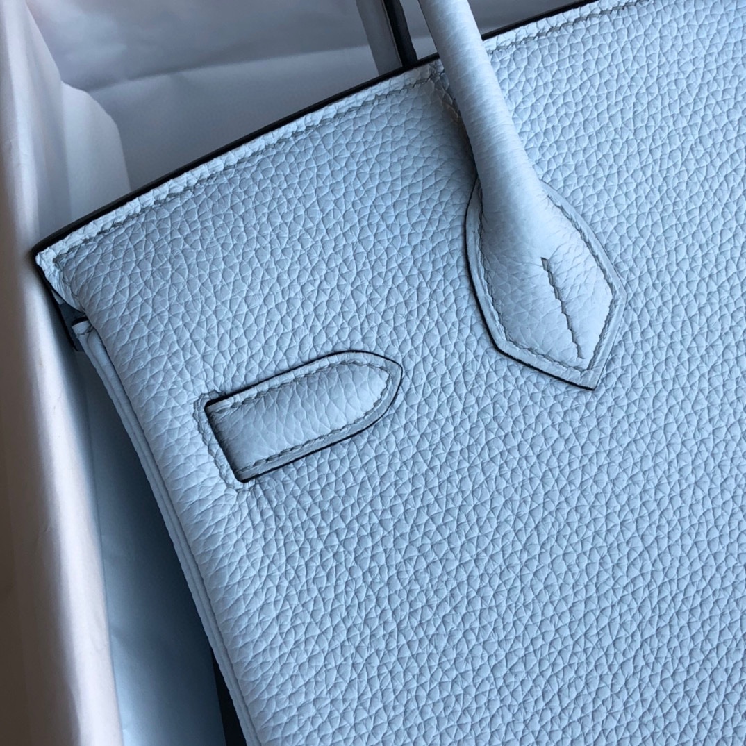 Túi Xách Hermes Birkin Màu Xanh Dương