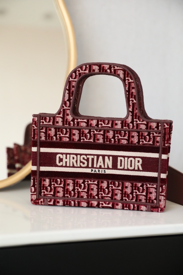  Túi DIOR CD BOOK TOTE Màu Đỏ
