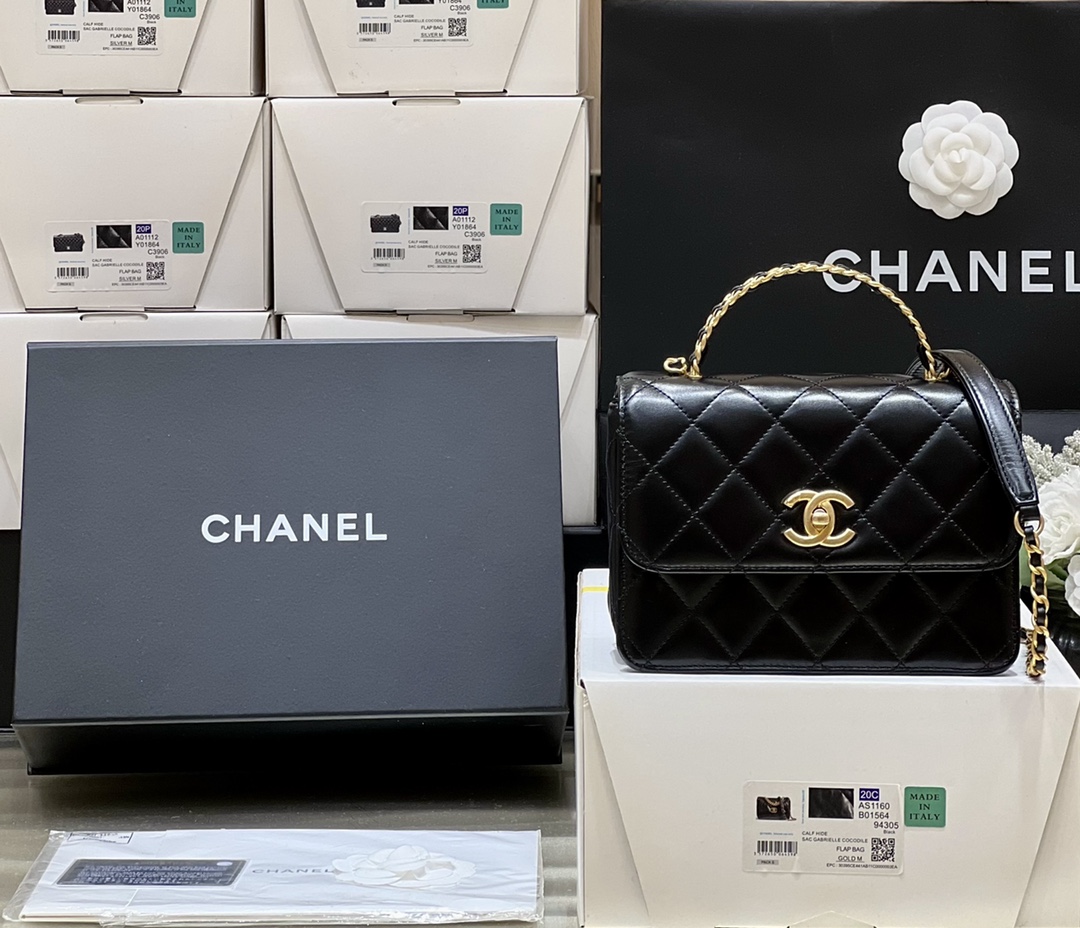Túi Xách Chanel Small Flap bag AS3886 Màu Đen