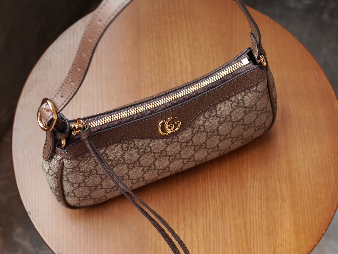Túi Xách Nữ Gucci Ophidia 735145 Logo Nâu