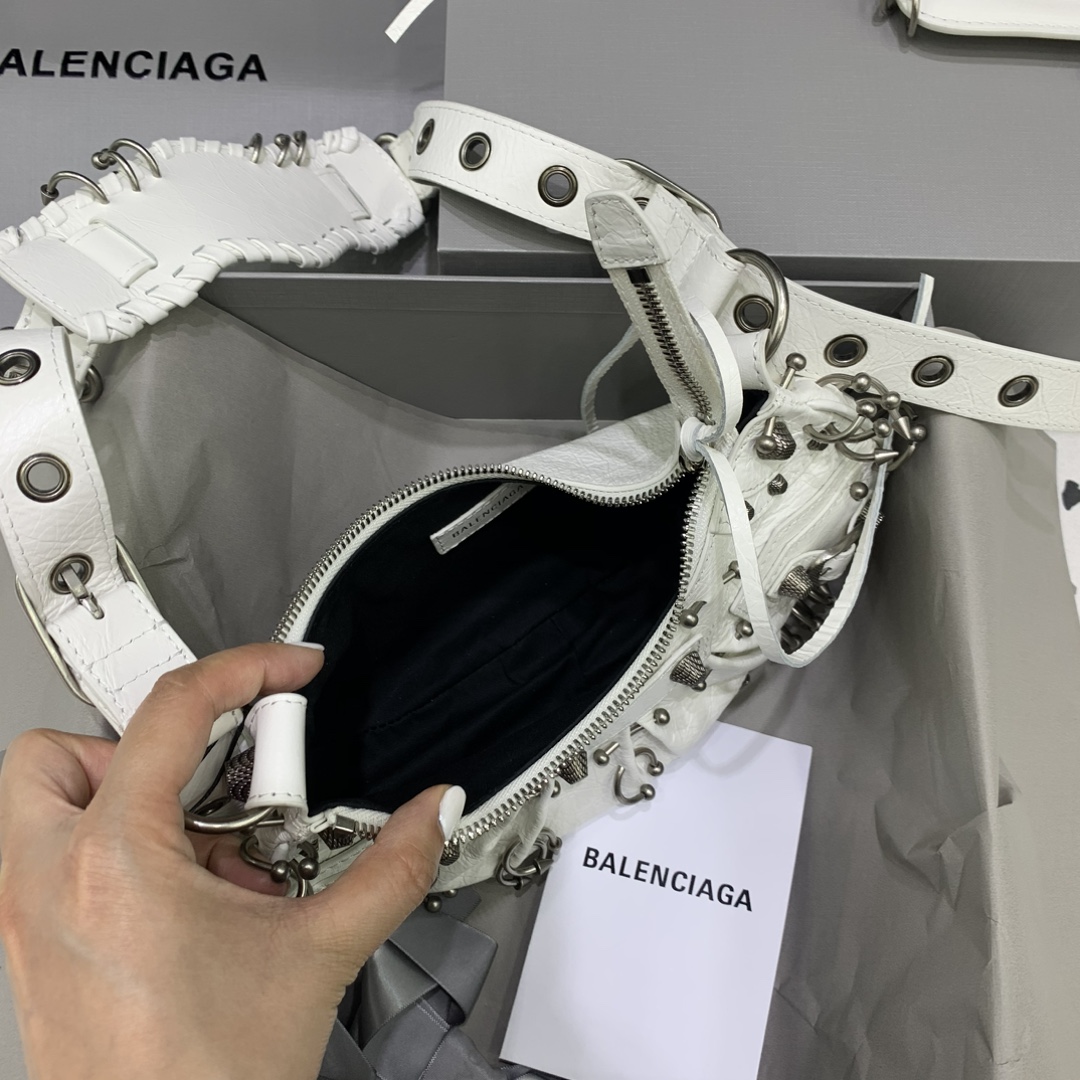Túi xách nữ BALENCIAGA 180607 màu trắng 