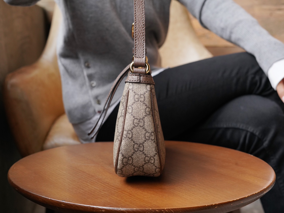 Túi Xách Nữ Gucci Ophidia 735145 Logo Nâu