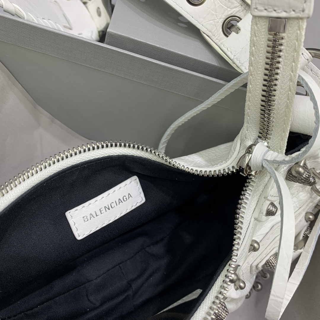 Túi xách nữ BALENCIAGA 180607 màu trắng 