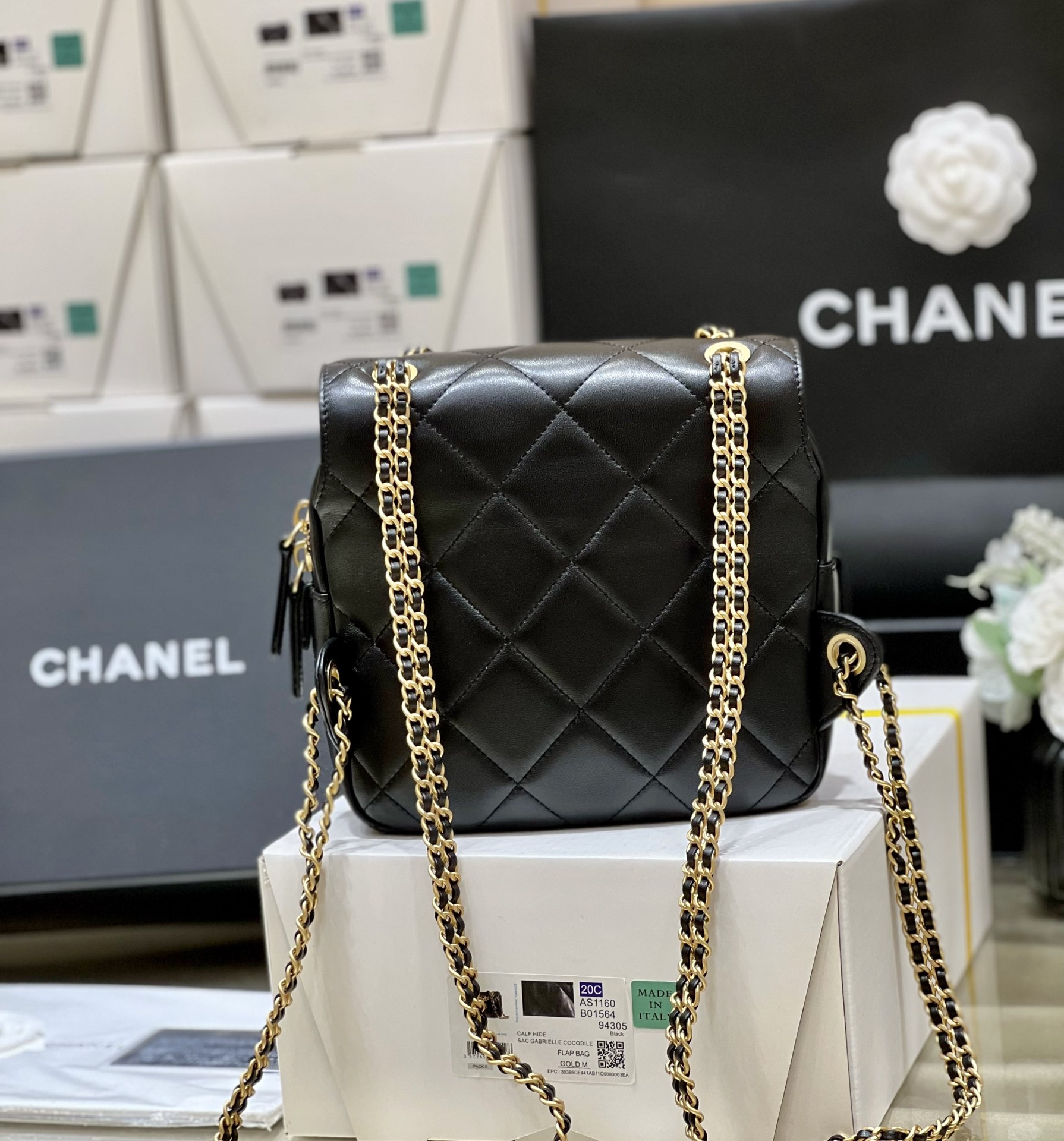 Túi Xách Chanel AP3884 Màu Đen 