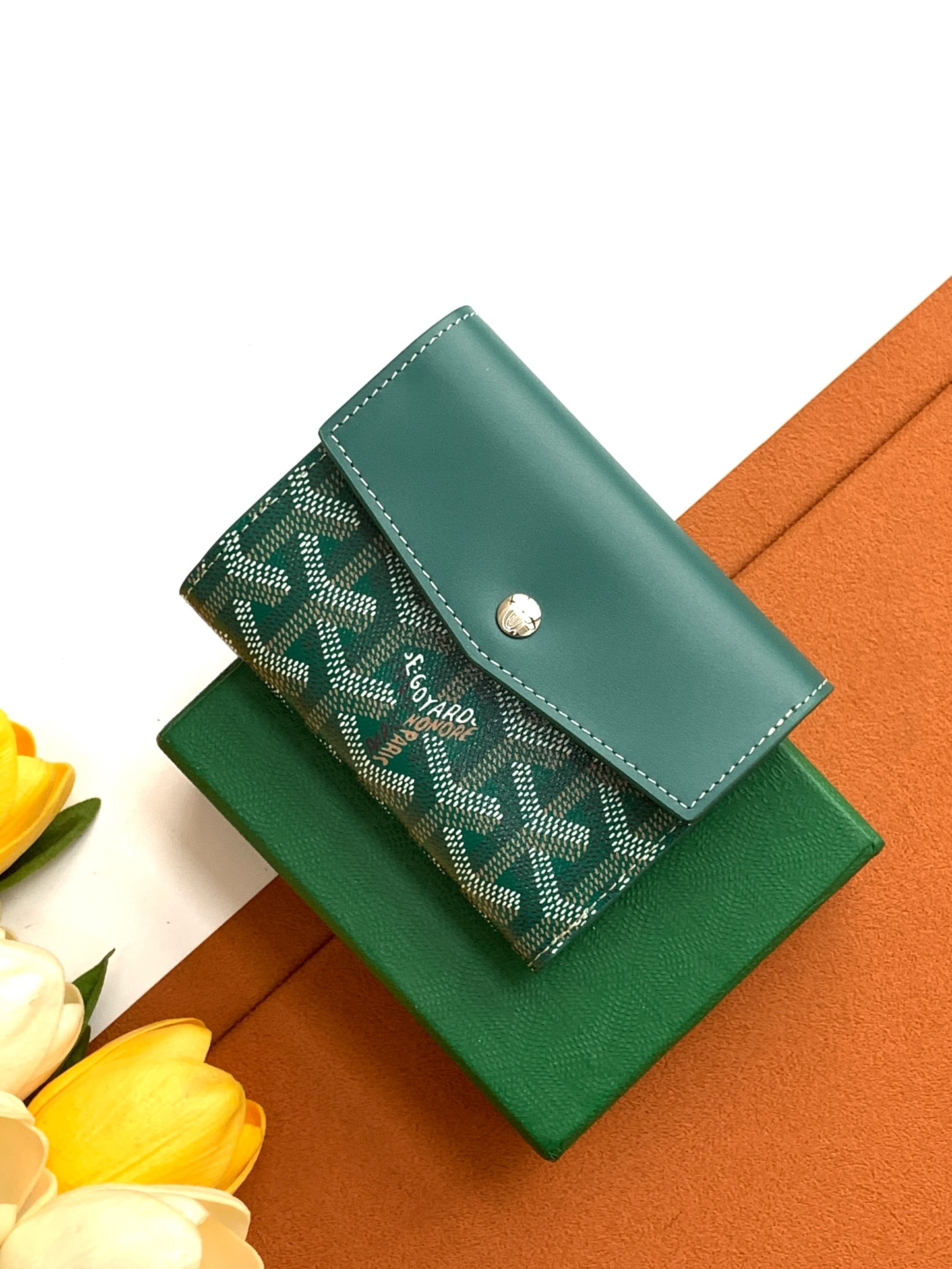 Ví Goyard Saint Gabriel 8513 Màu Xanh Lá 