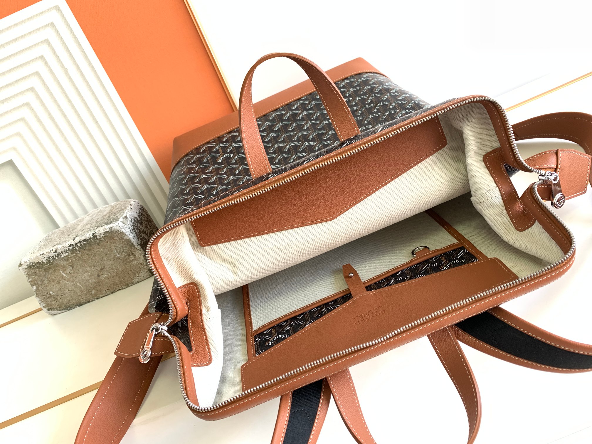 Balo Goyard Cisalpin8129 Màu Nâu 