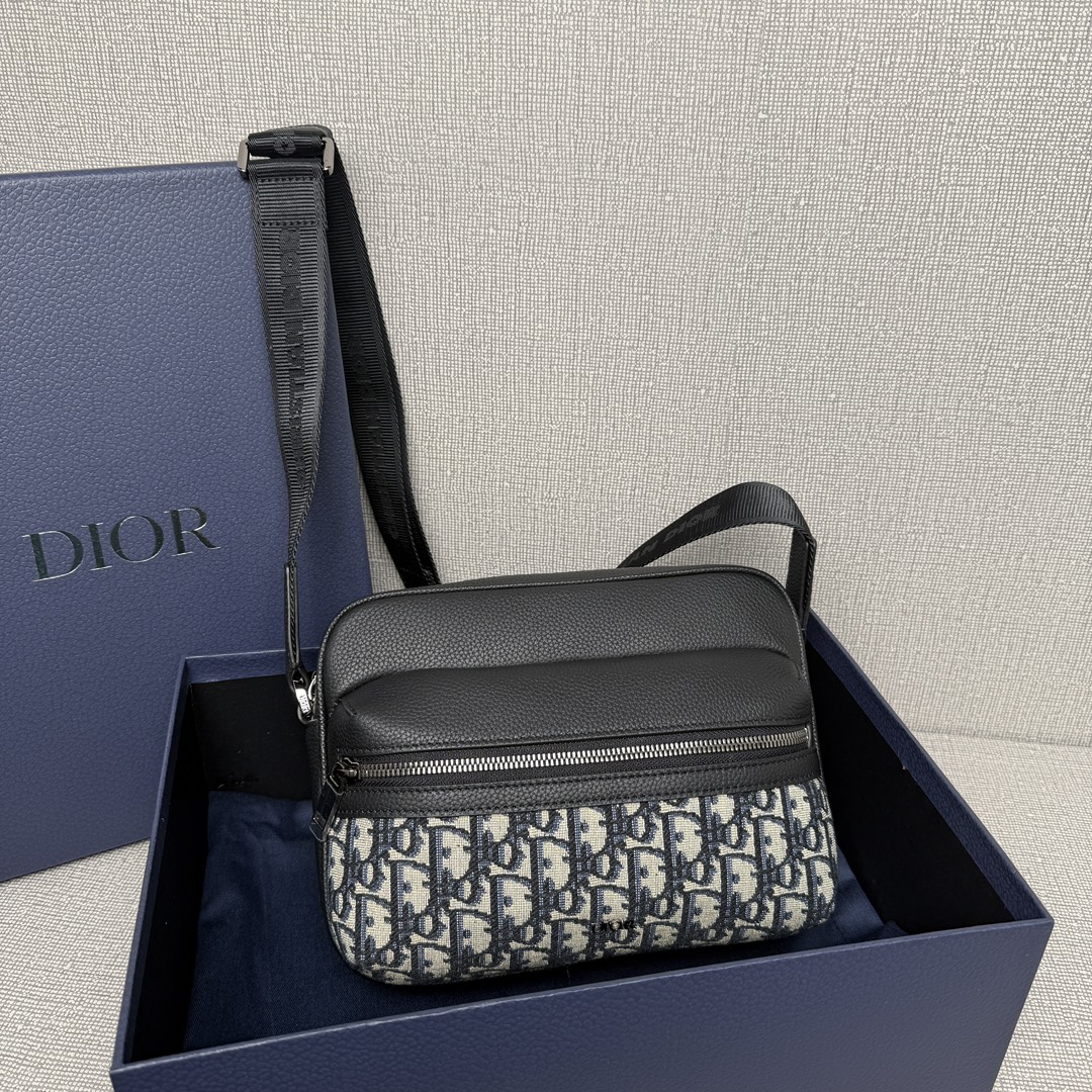 Túi xách Dior Oblique nam màu trắng 9266 