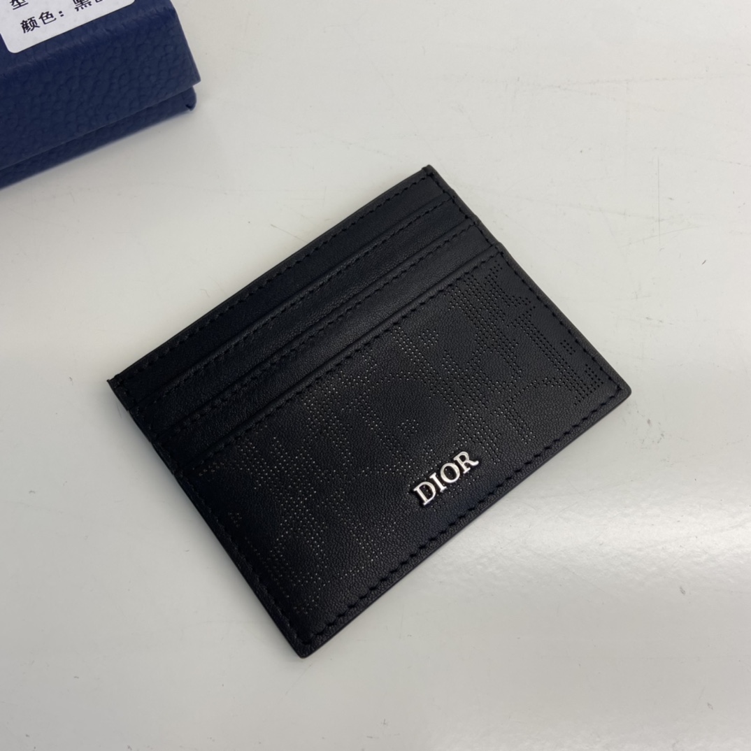 Card Nam Dior Diamond Màu Đen 9824