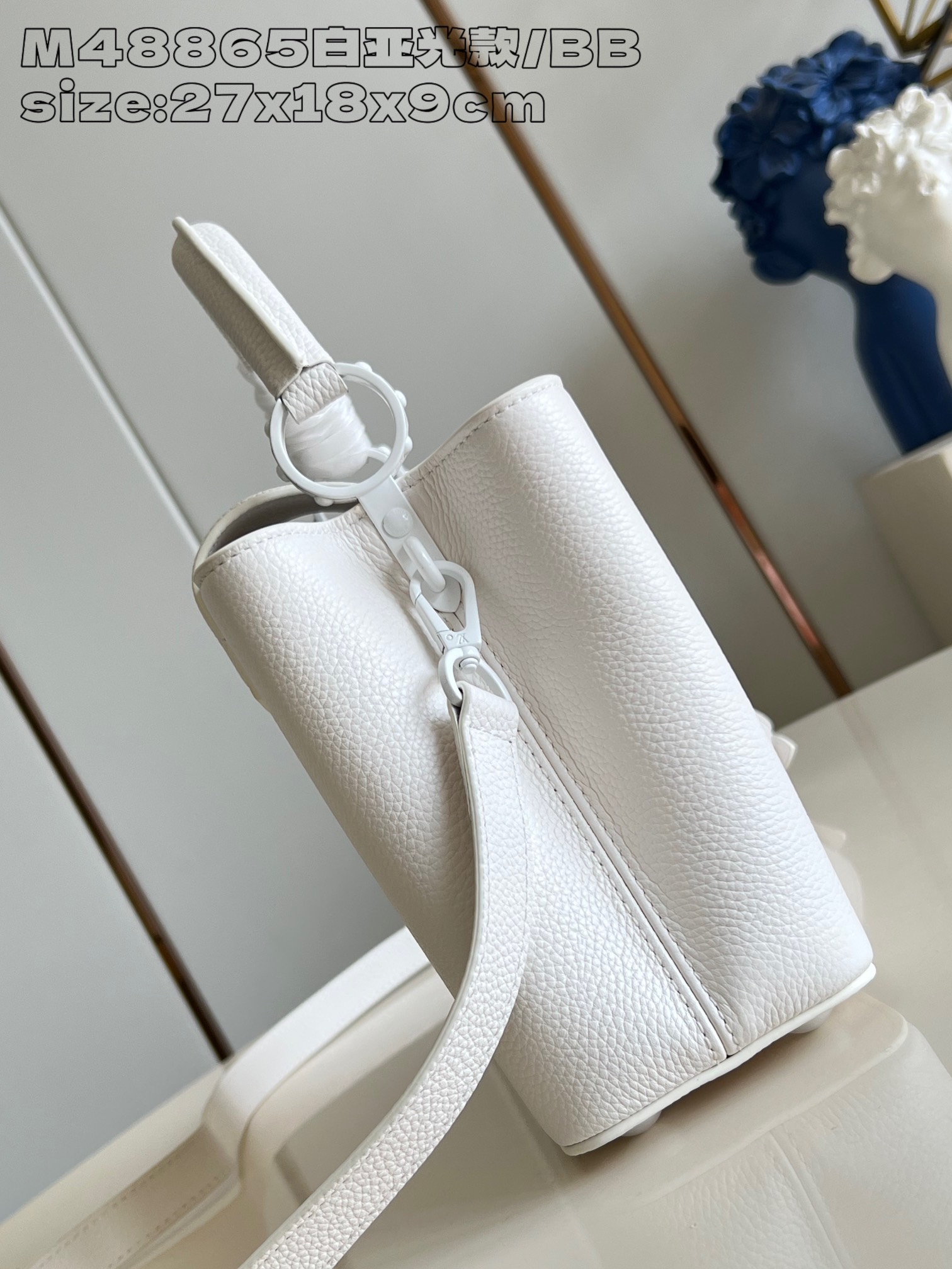  Túi Nữ Louis Vuitton Capucines BB M48865 Màu Trắng