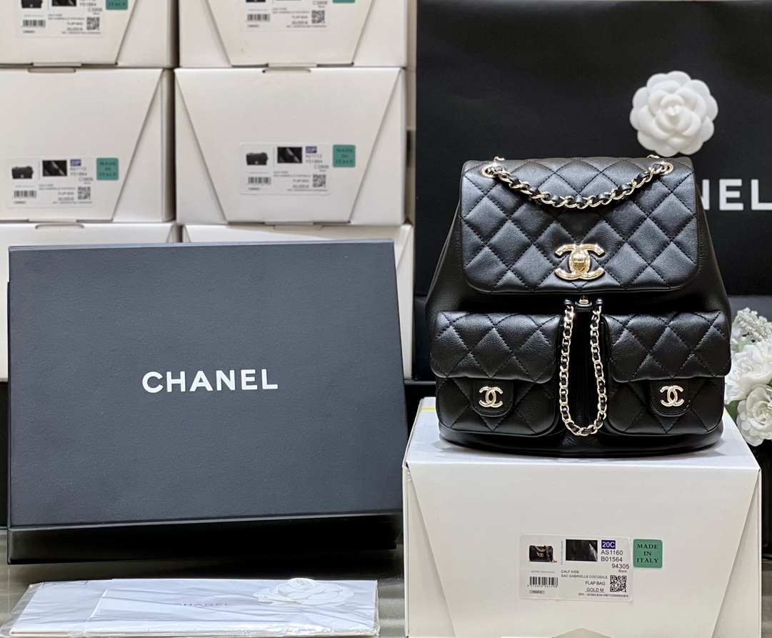 Balo Chanel Nữ AP3860 Màu Đen