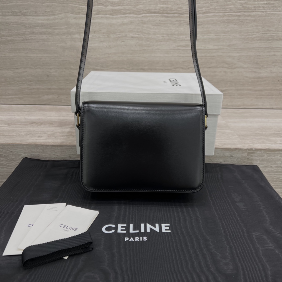 Túi Xách Celine Teen Triomphe 188423 Màu Đen