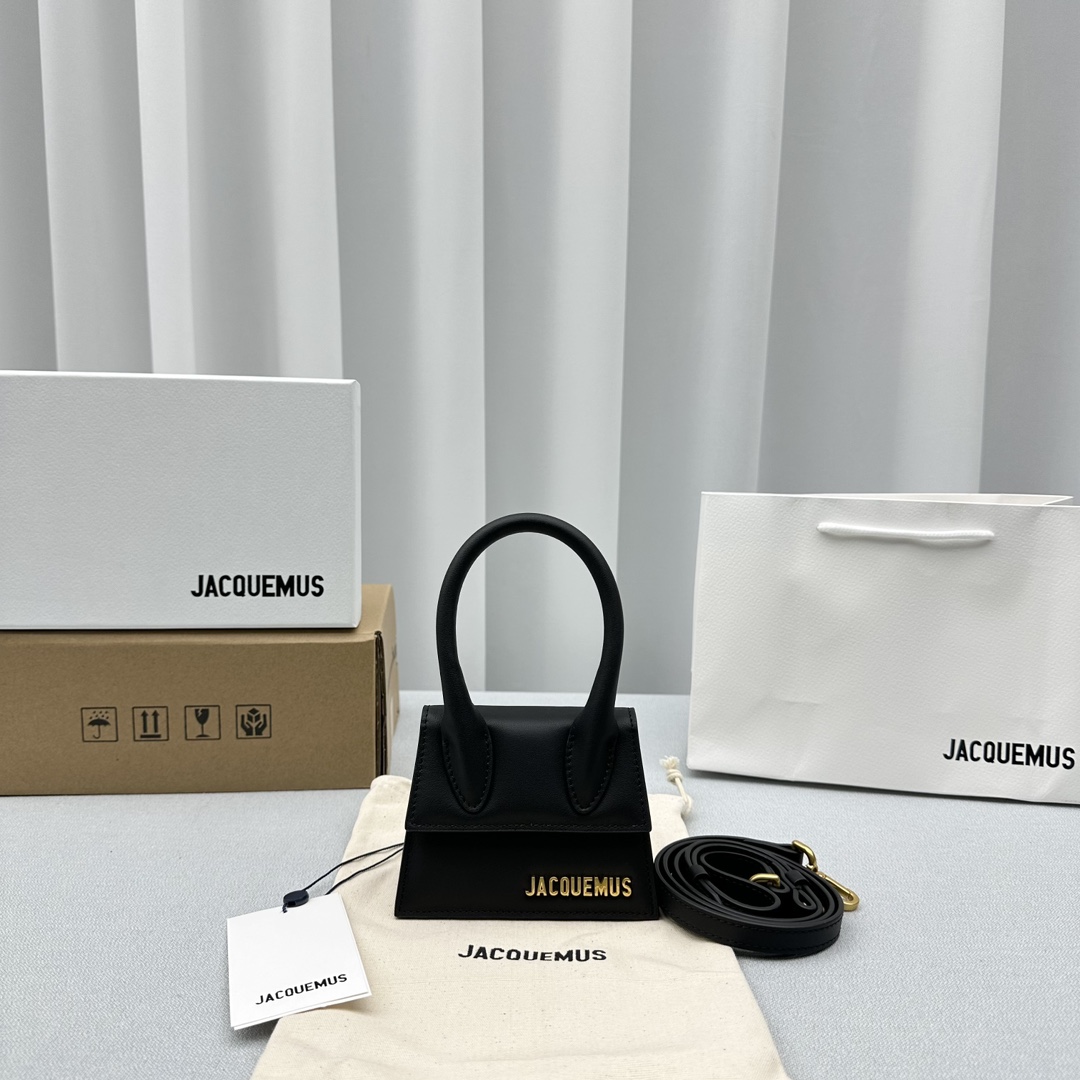Túi Xách Mini Jacquemus P98846 Màu Đen 