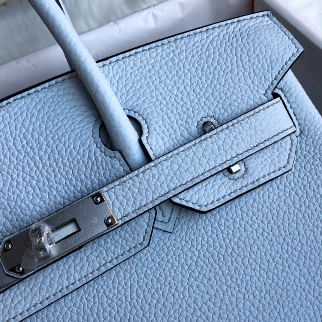 Túi Xách Hermes Birkin Màu Xanh Dương