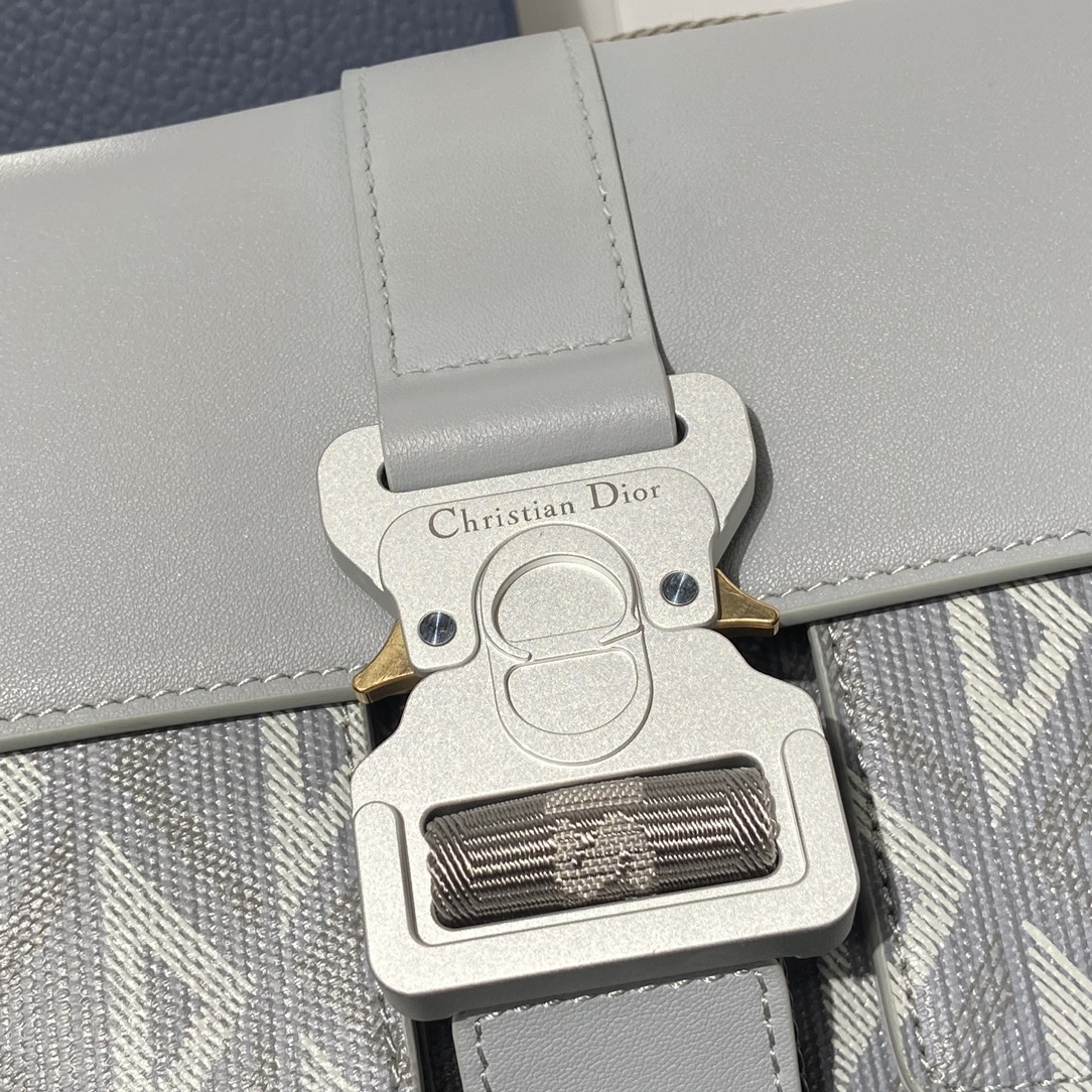Túi xách Dior CD Diamond màu xám 9972 