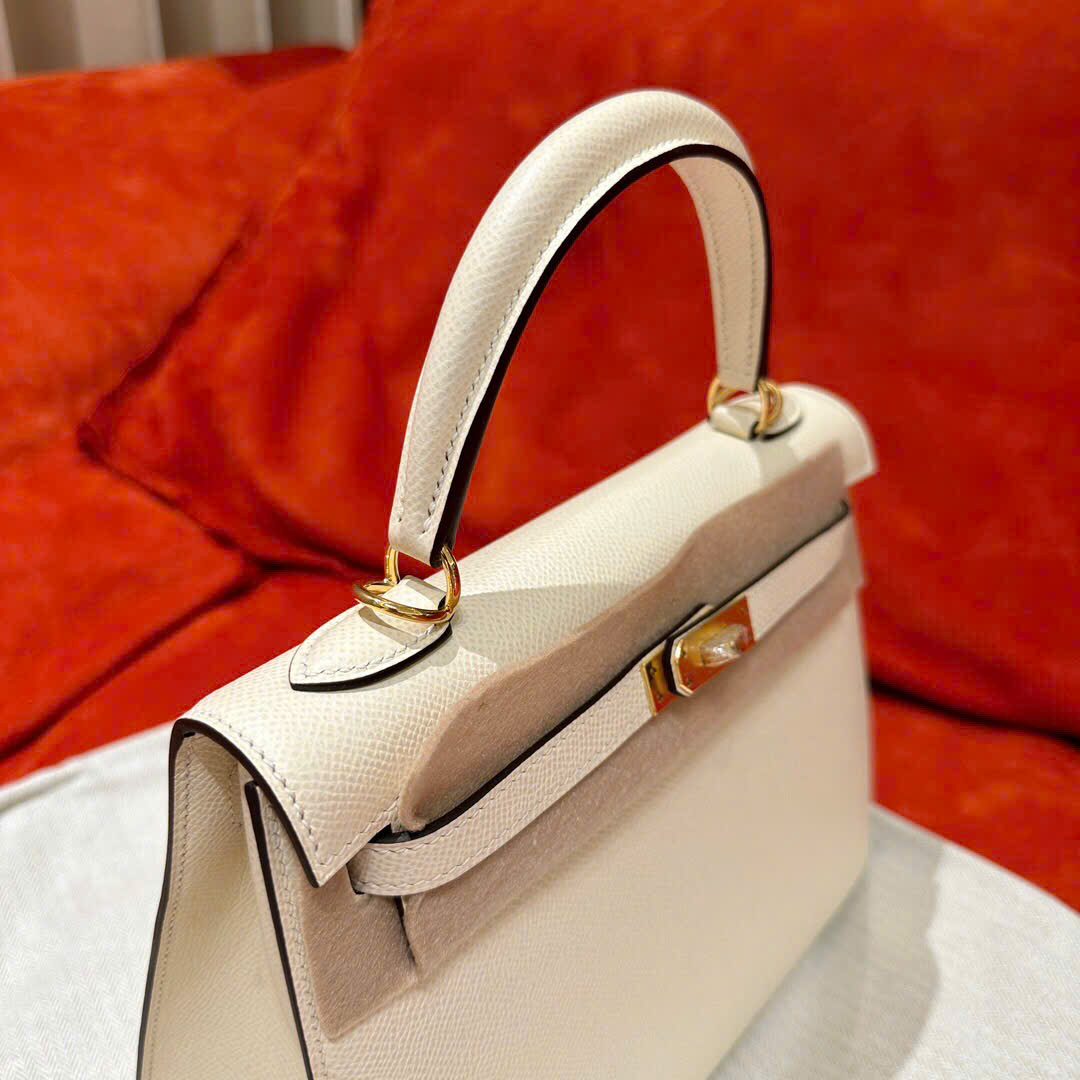 Túi Hermes Kelly Màu Trắng 
