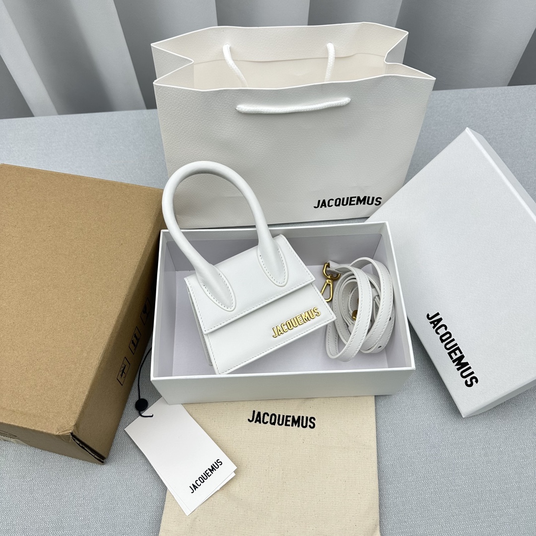 Túi Xách Mini Jacquemus P98846 Màu Trắng